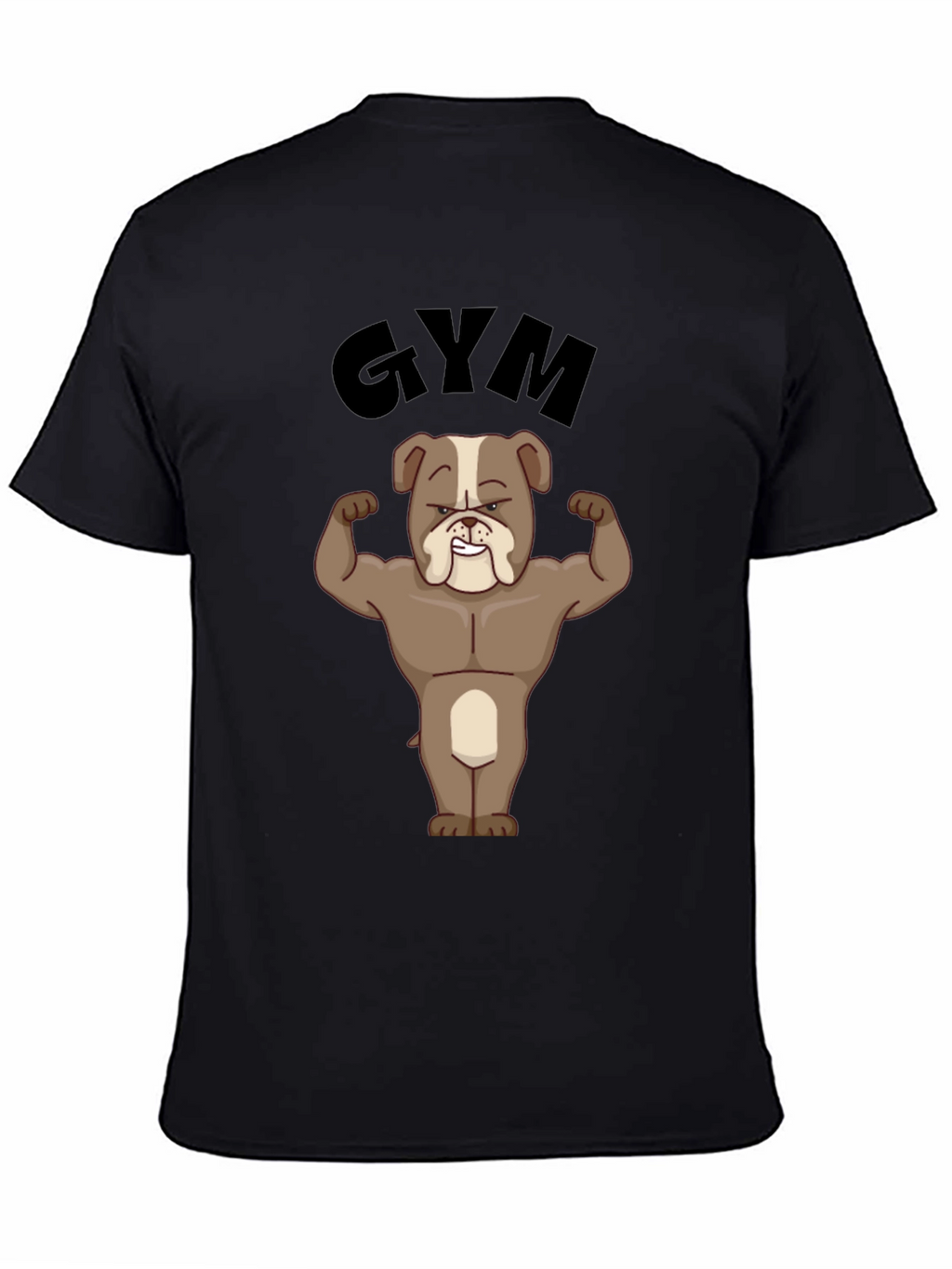 Bulldog Gym Black T-Shirt