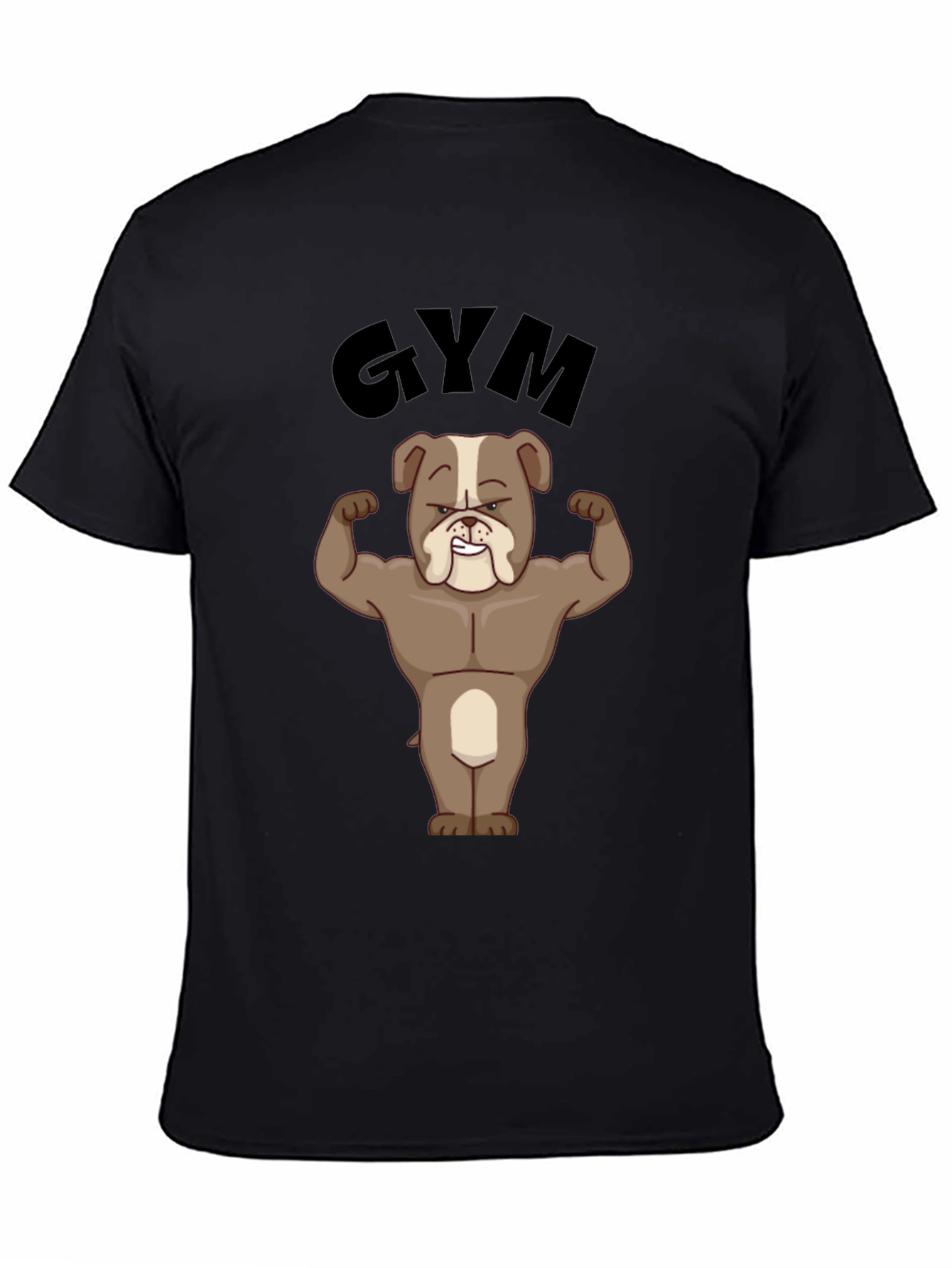 Bulldog Gym Black T-Shirt