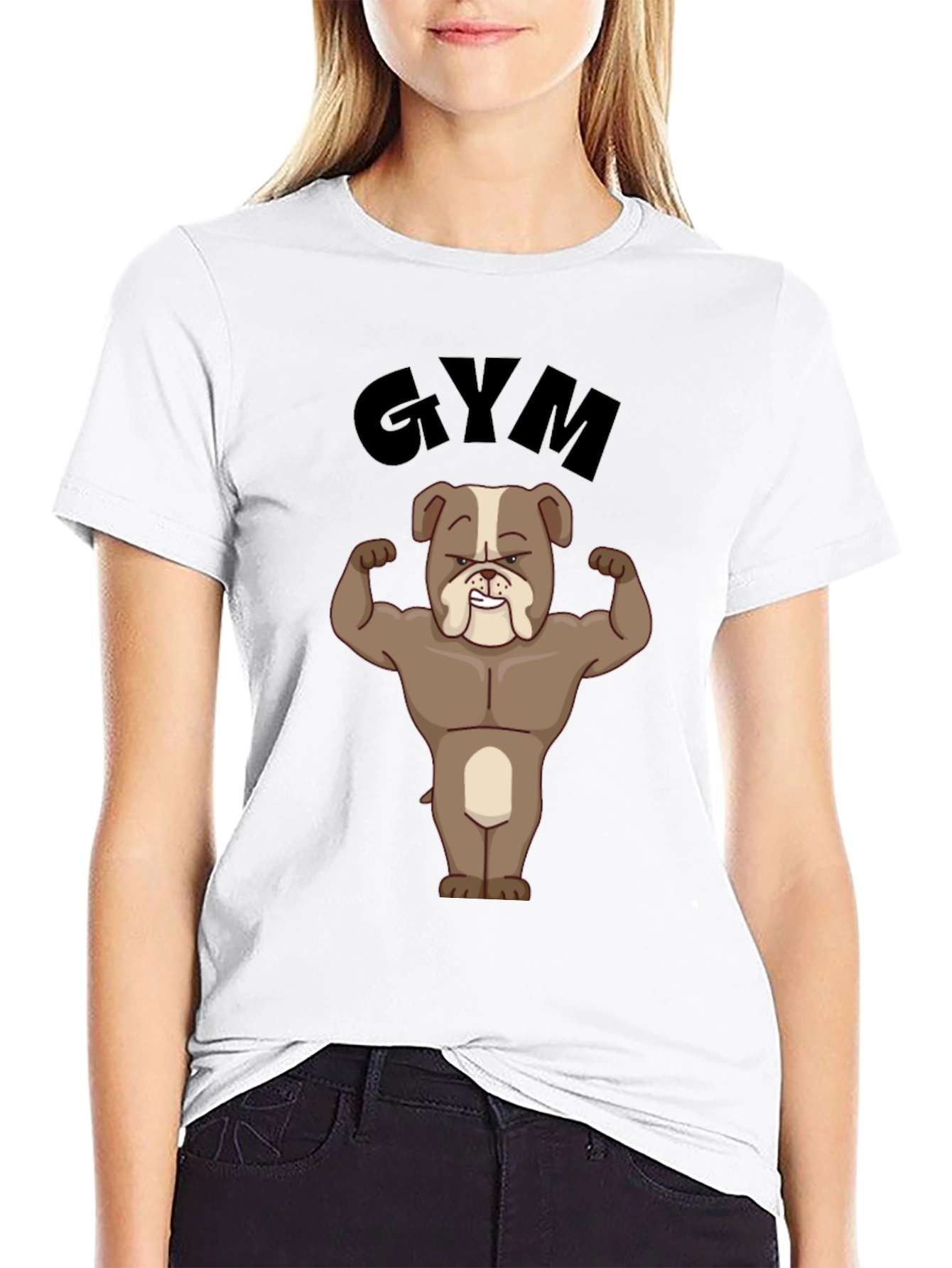 Bulldog Gym Black T-Shirt