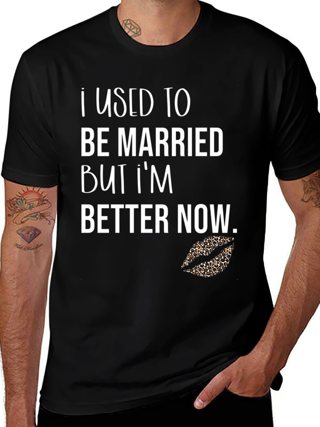 Funny Divorcee T-Shirt - I Used To Be Married