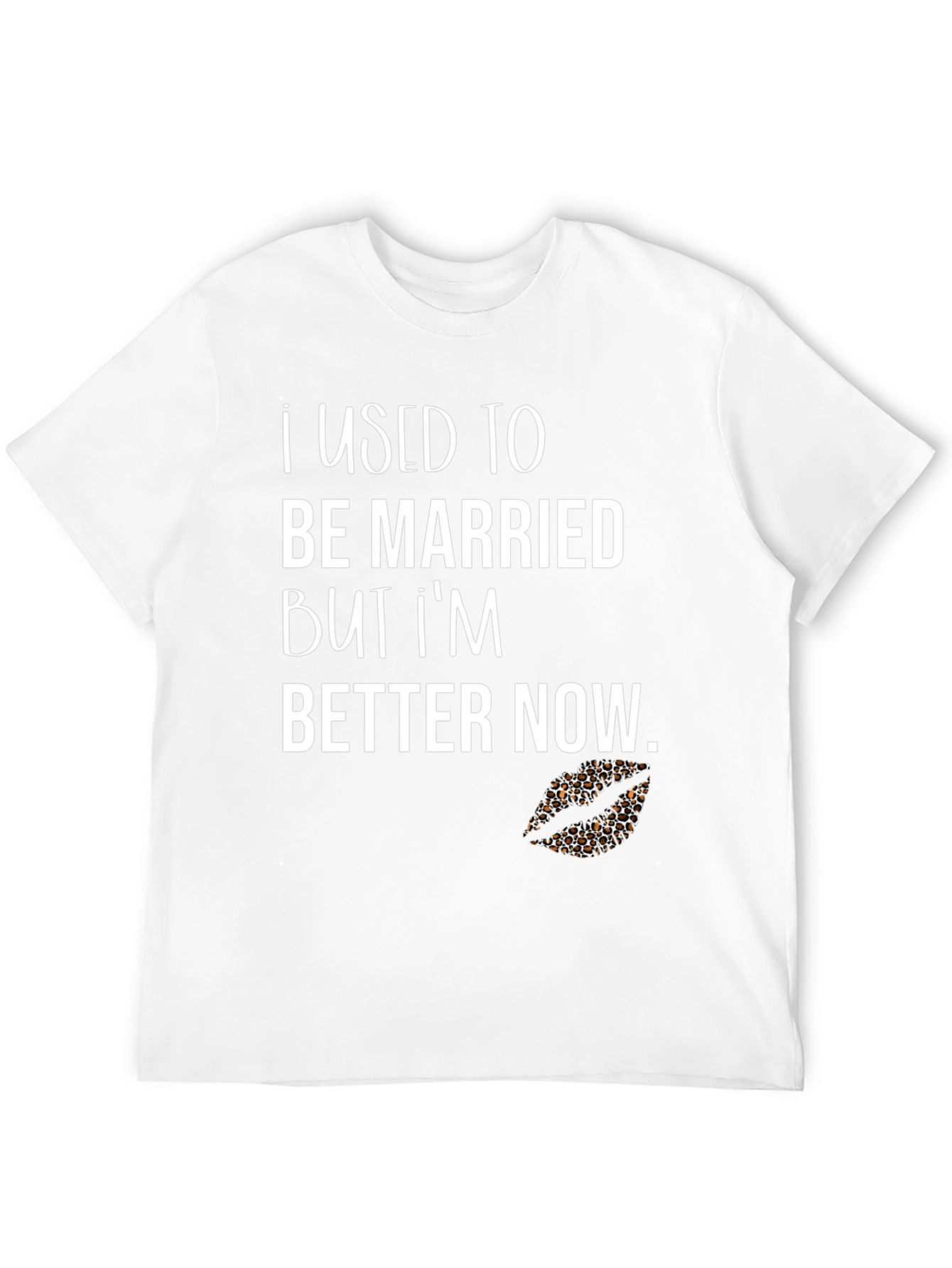 Funny Divorcee T-Shirt - I Used To Be Married