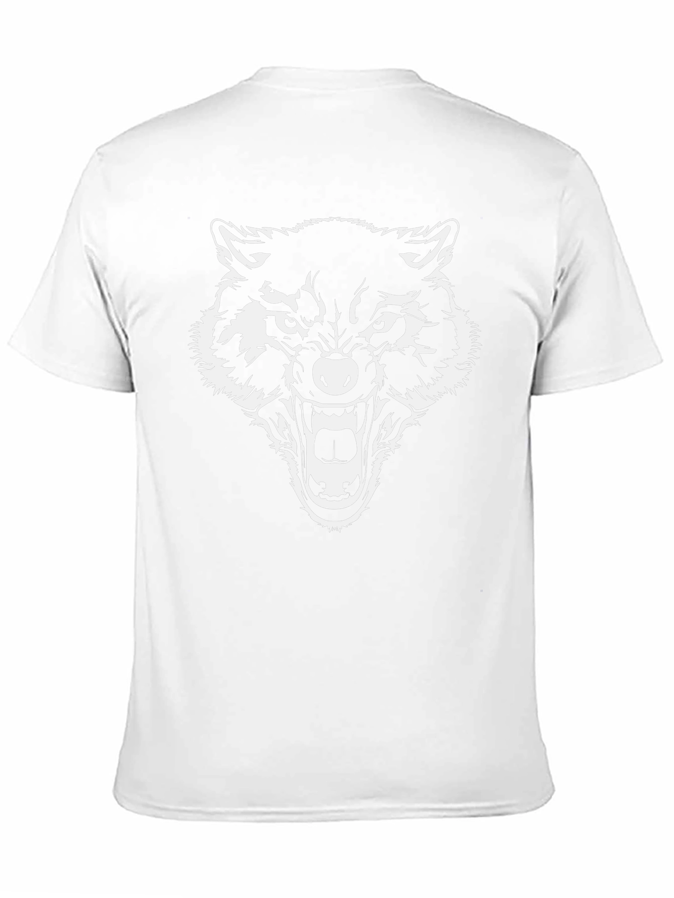 Black Wolf Graphic Tee - Bold Statement Shirt