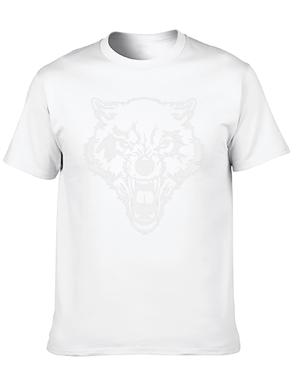 Black Wolf Graphic Tee - Bold Statement Shirt