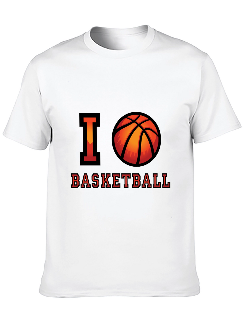 I Love Basketball Graphic T-Shirt