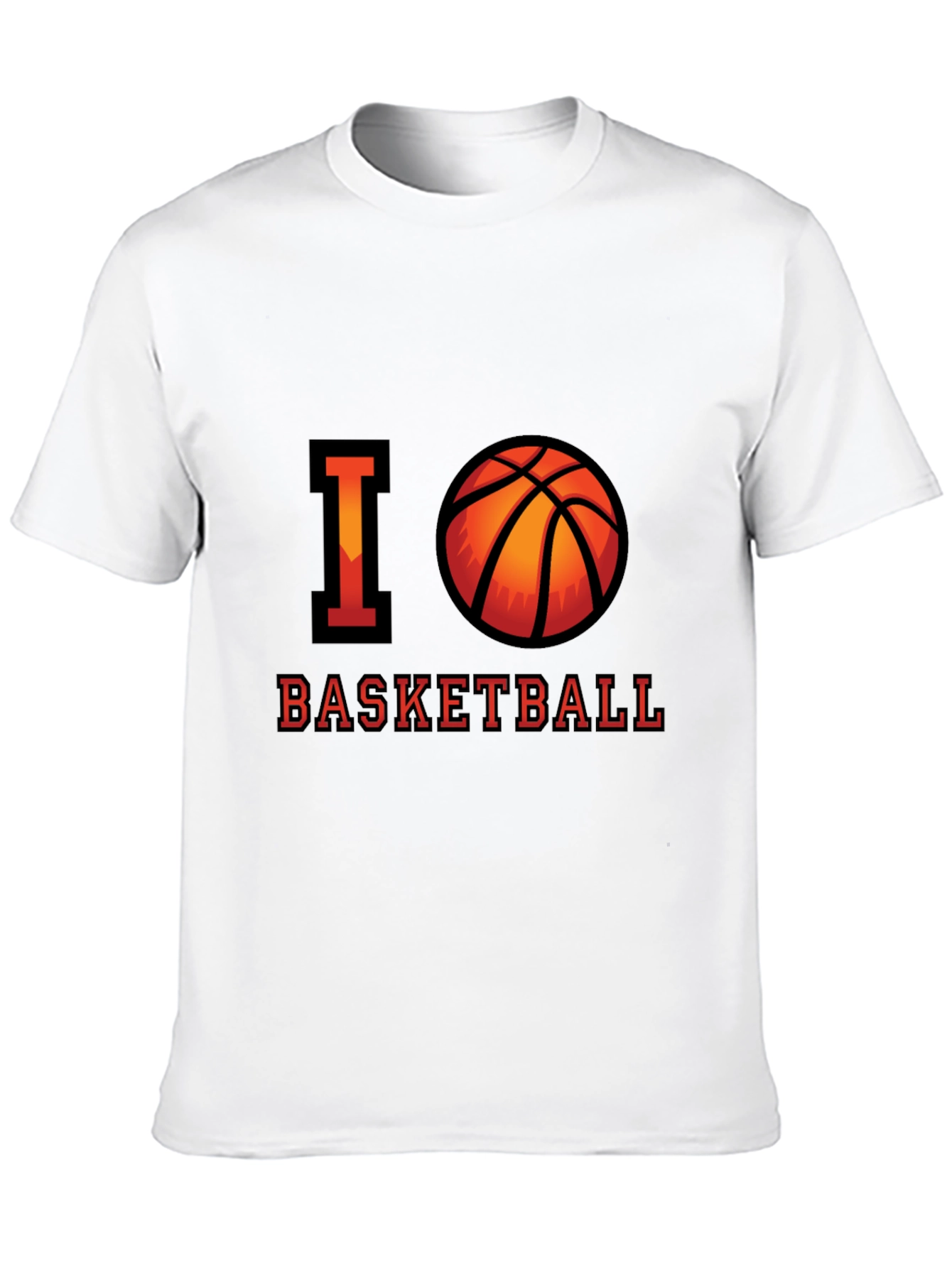 I Love Basketball Graphic T-Shirt