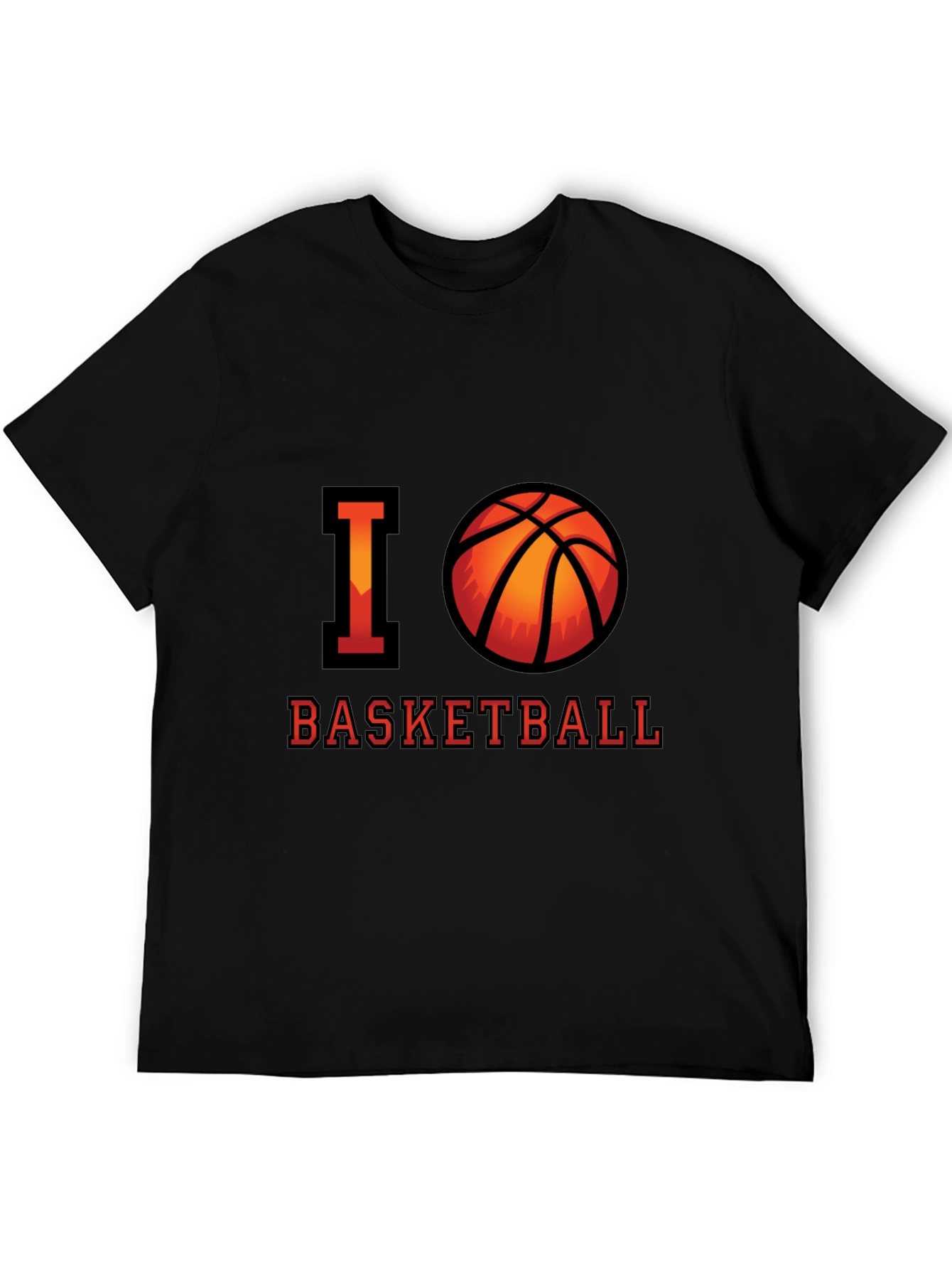 I Love Basketball Graphic T-Shirt