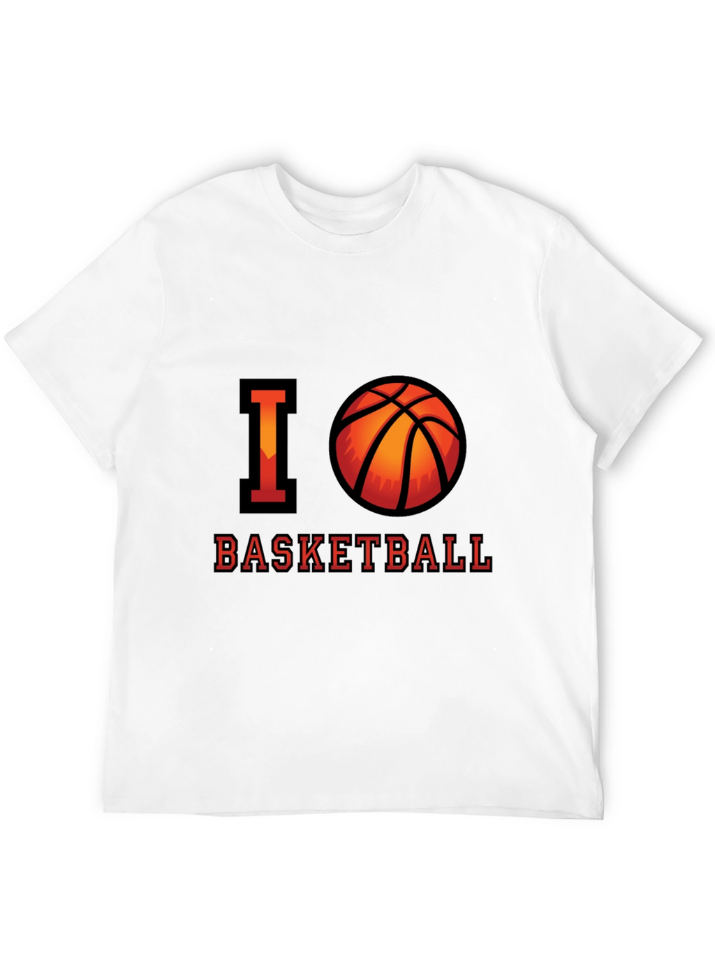 I Love Basketball Graphic T-Shirt