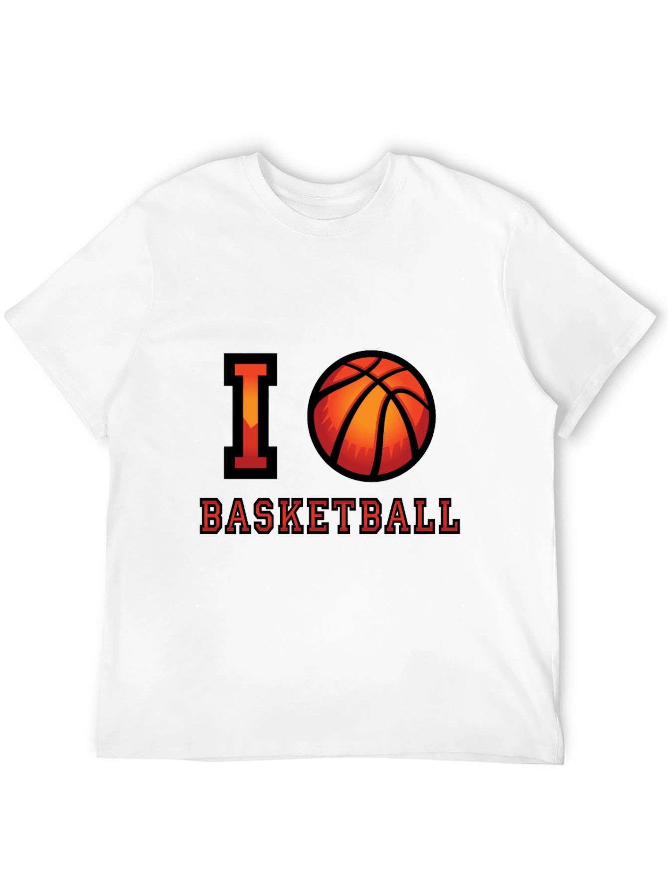 I Love Basketball Graphic T-Shirt