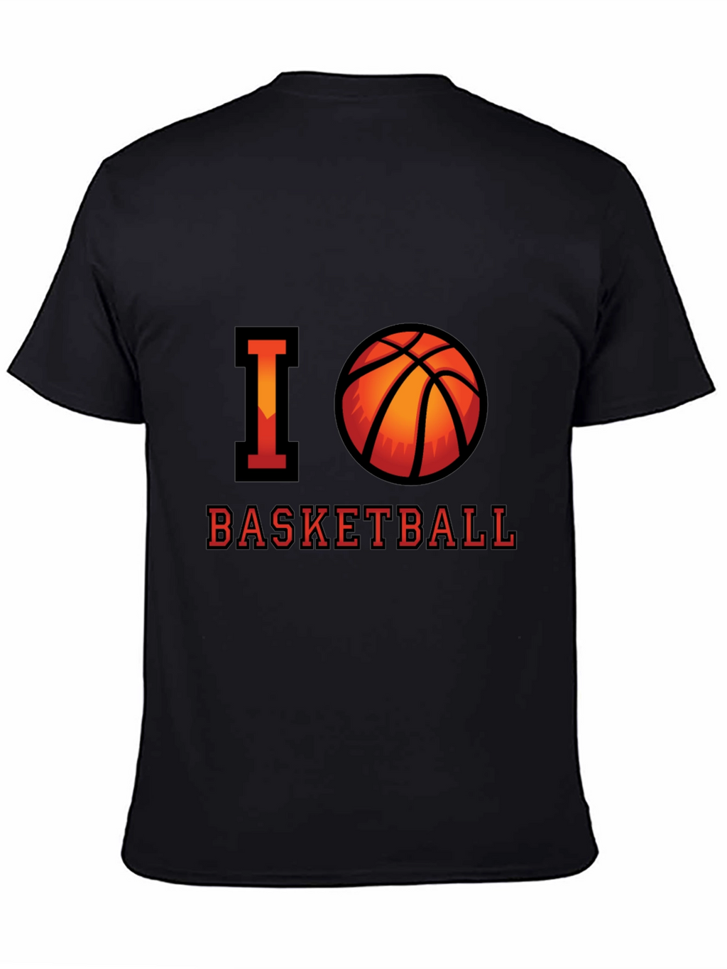 I Love Basketball Graphic T-Shirt