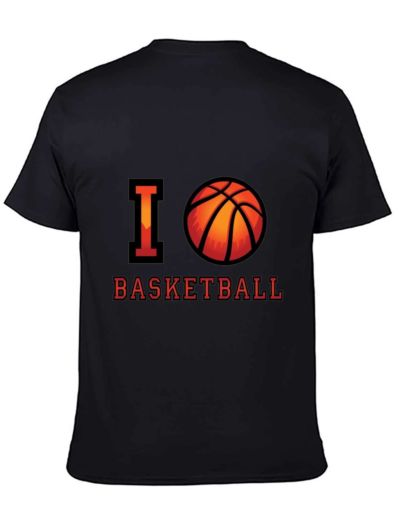 I Love Basketball Graphic T-Shirt