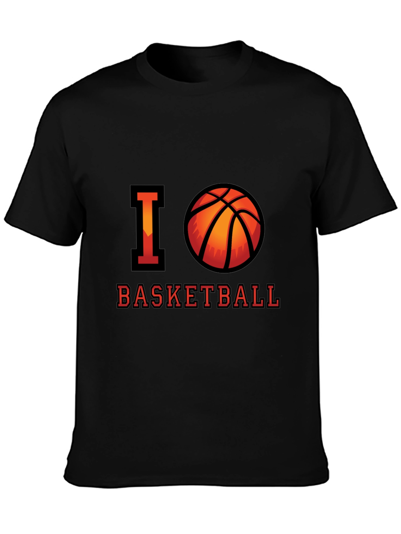 I Love Basketball Graphic T-Shirt