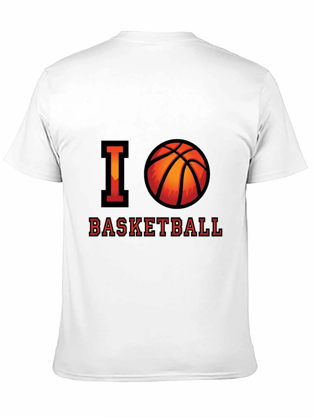 I Love Basketball Graphic T-Shirt