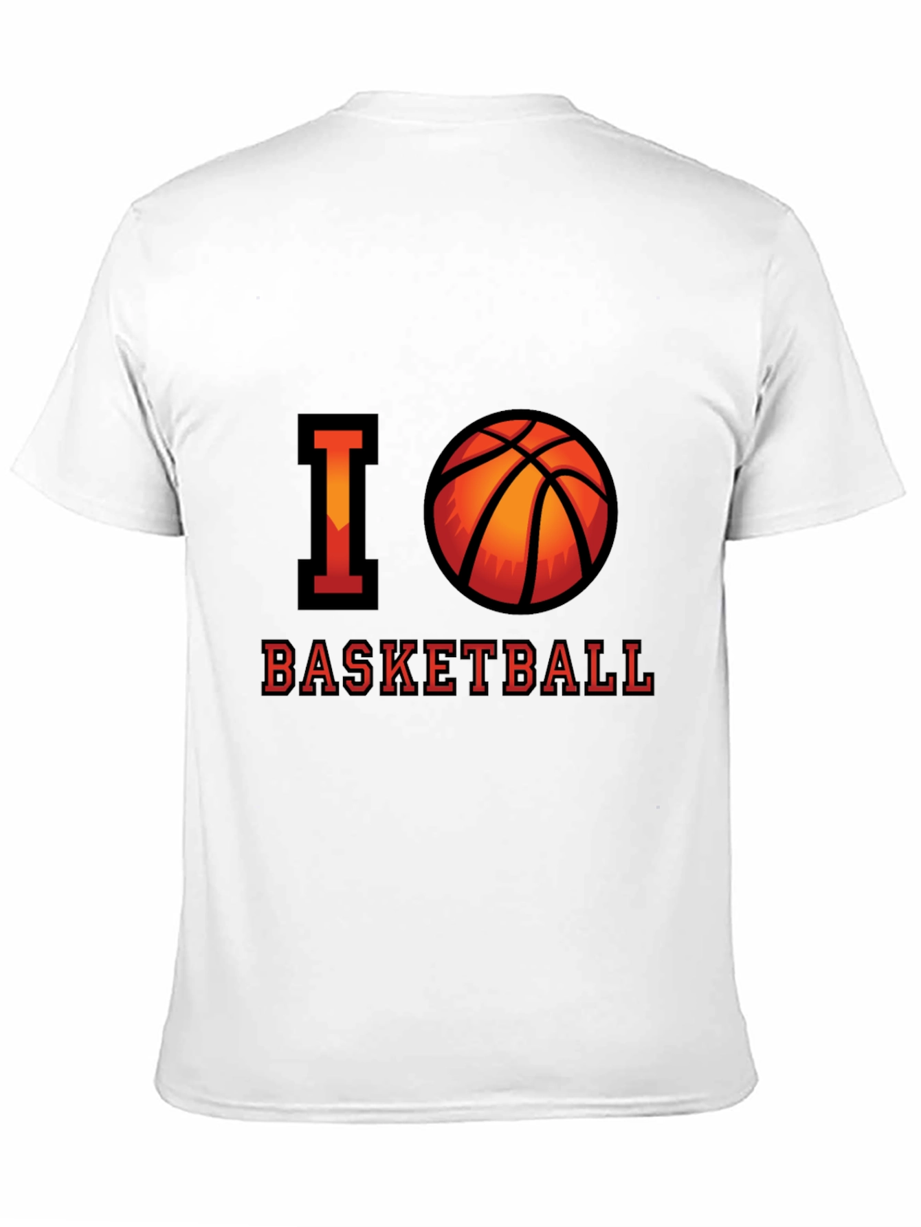 I Love Basketball Graphic T-Shirt