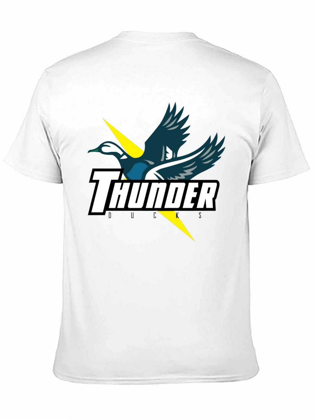 Thunder Ducks Graphic Tee - Black Cotton T-Shirt