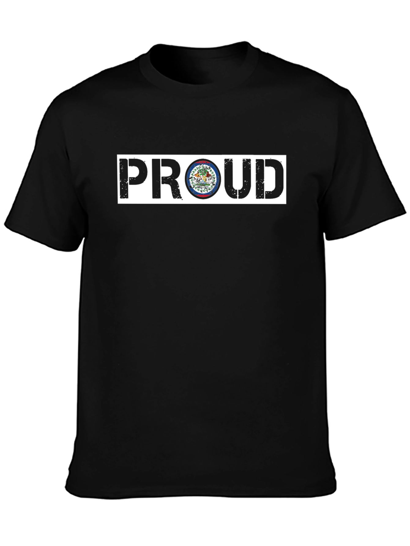 Proud Belize T-Shirt - Black Graphic Tee