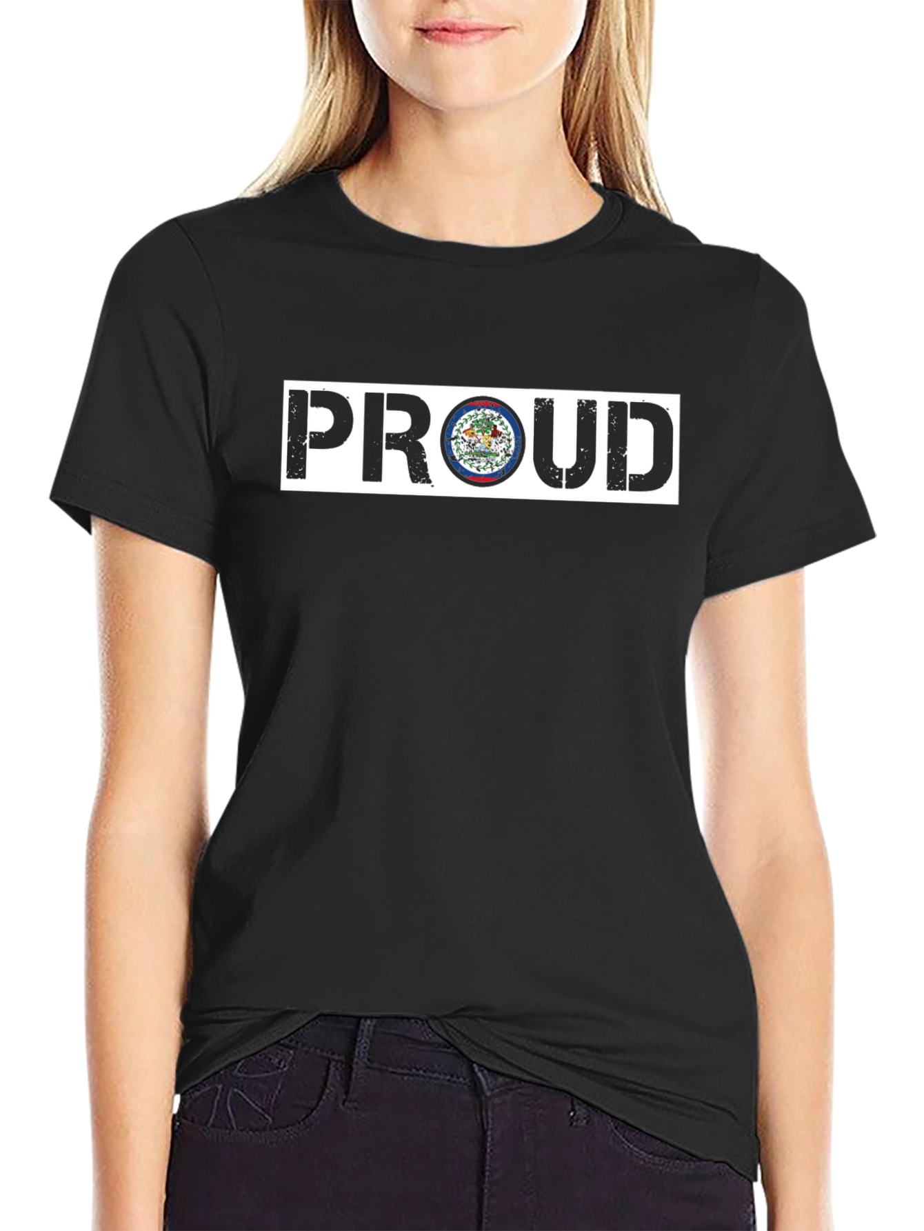 Proud Belize T-Shirt - Black Graphic Tee