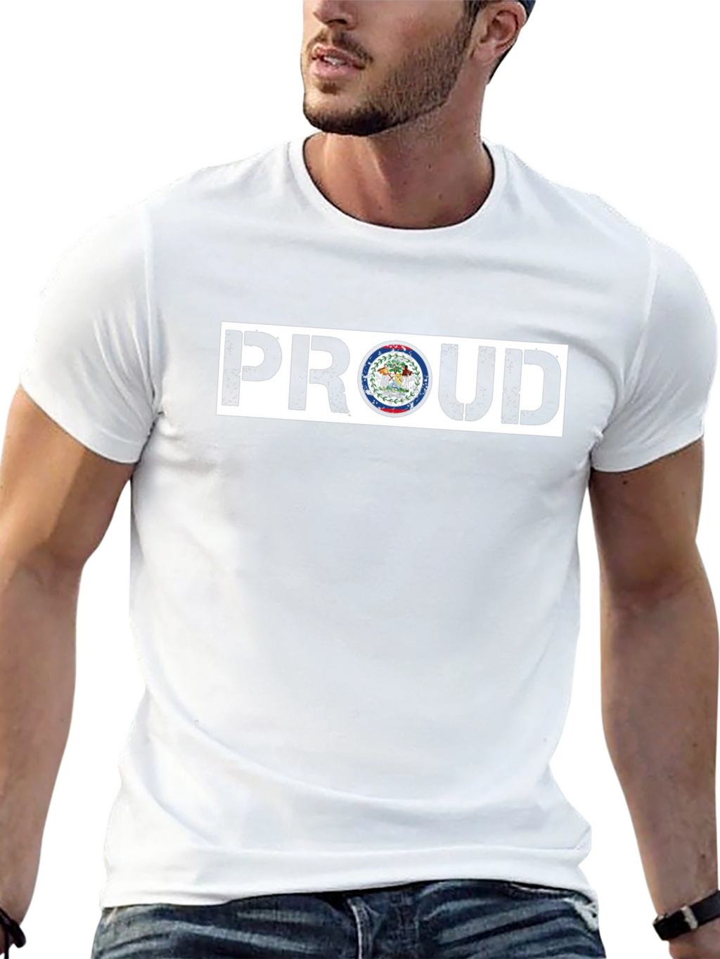 Proud Belize T-Shirt - Black Graphic Tee