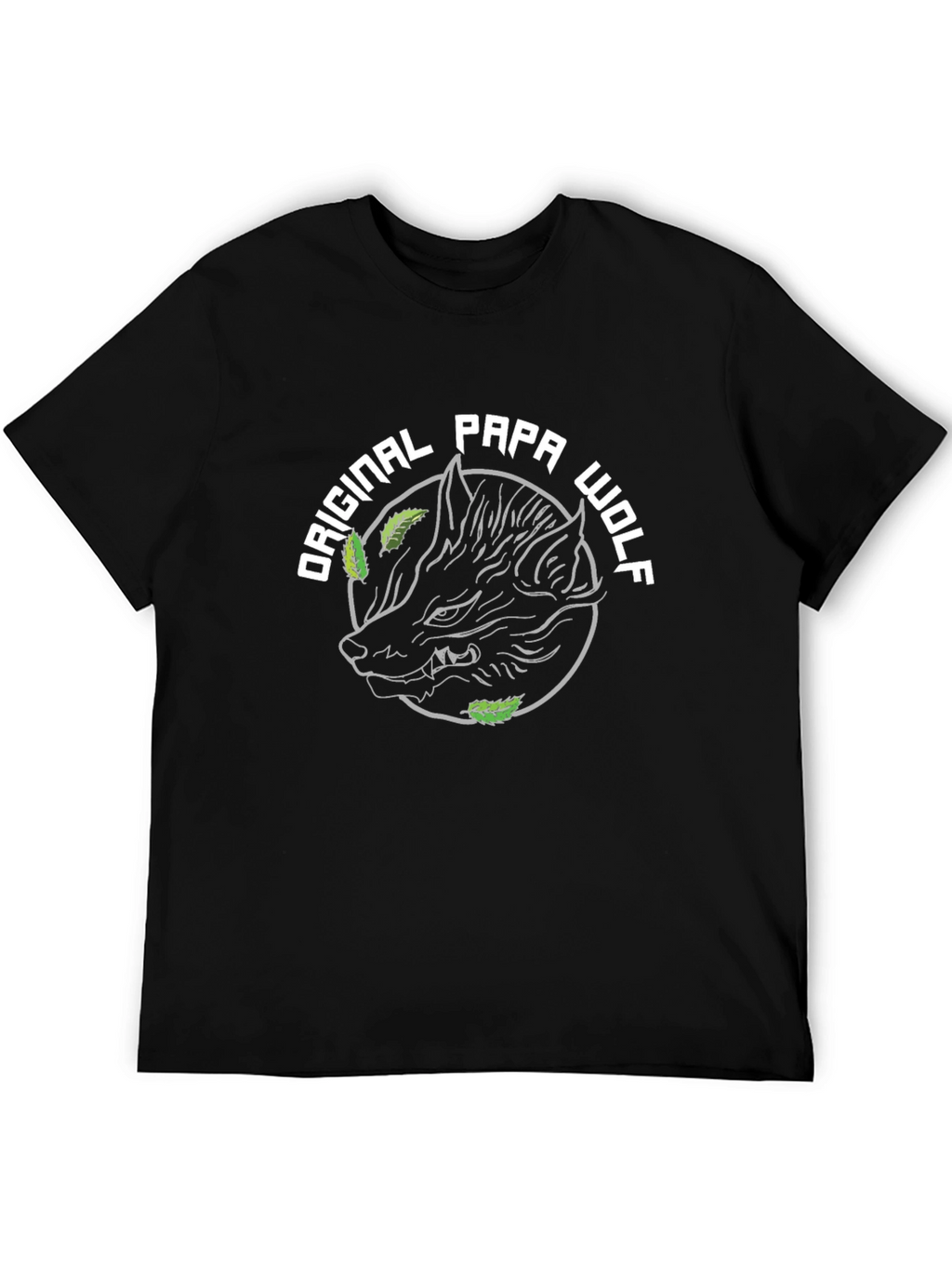 Original Papa Wolf Graphic Tee - Black