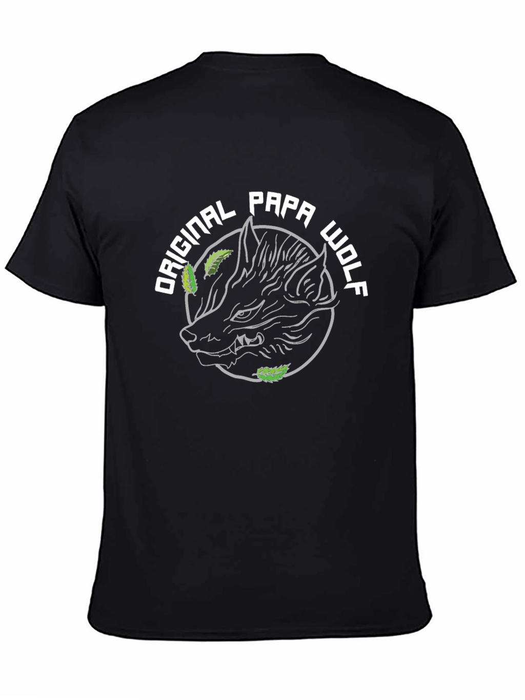 Original Papa Wolf Graphic Tee - Black