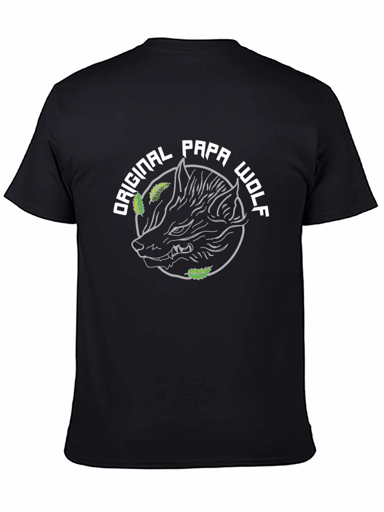 Original Papa Wolf Graphic Tee - Black