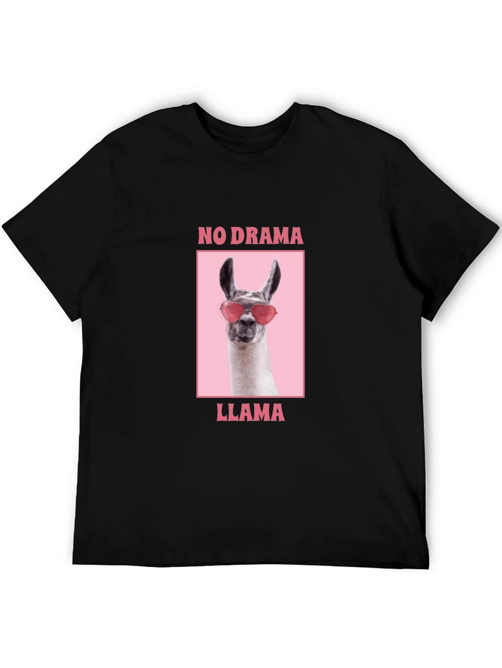 No Drama Llama Graphic Tee - Funny Animal Shirt