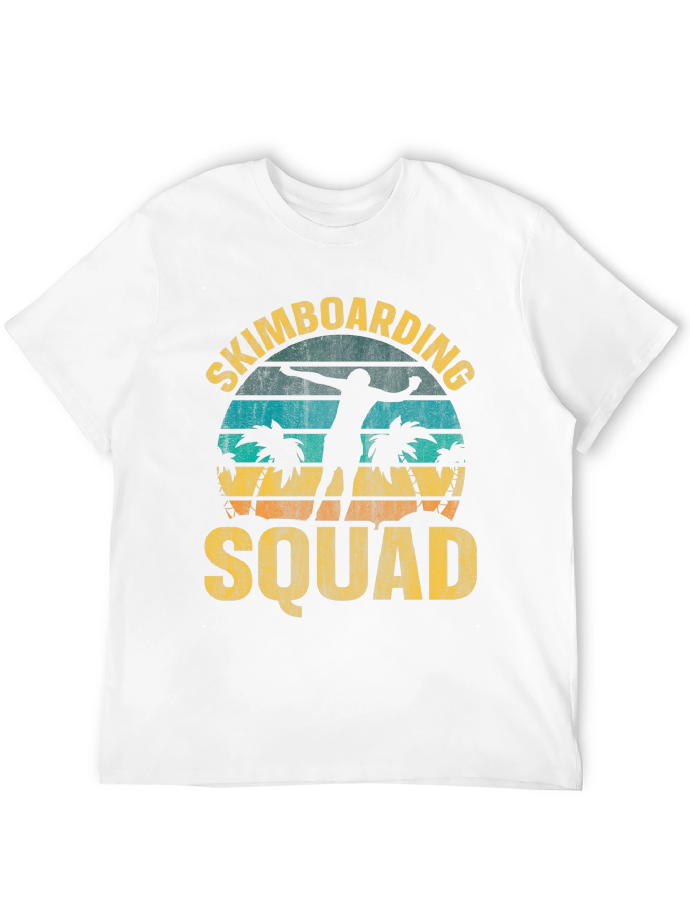 Skimboarding Squad Graphic T-Shirt - Retro Vintage Style