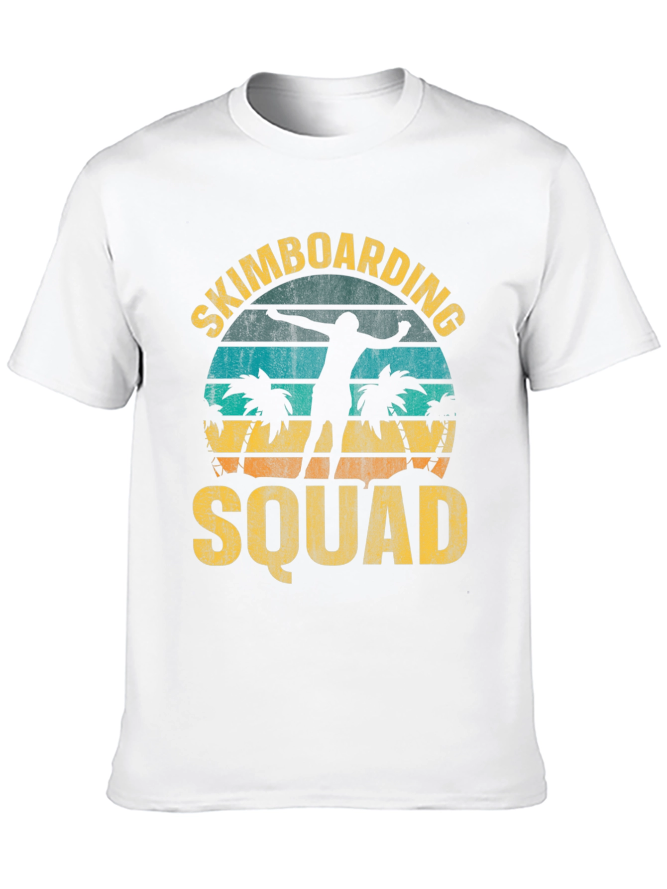 Skimboarding Squad Graphic T-Shirt - Retro Vintage Style