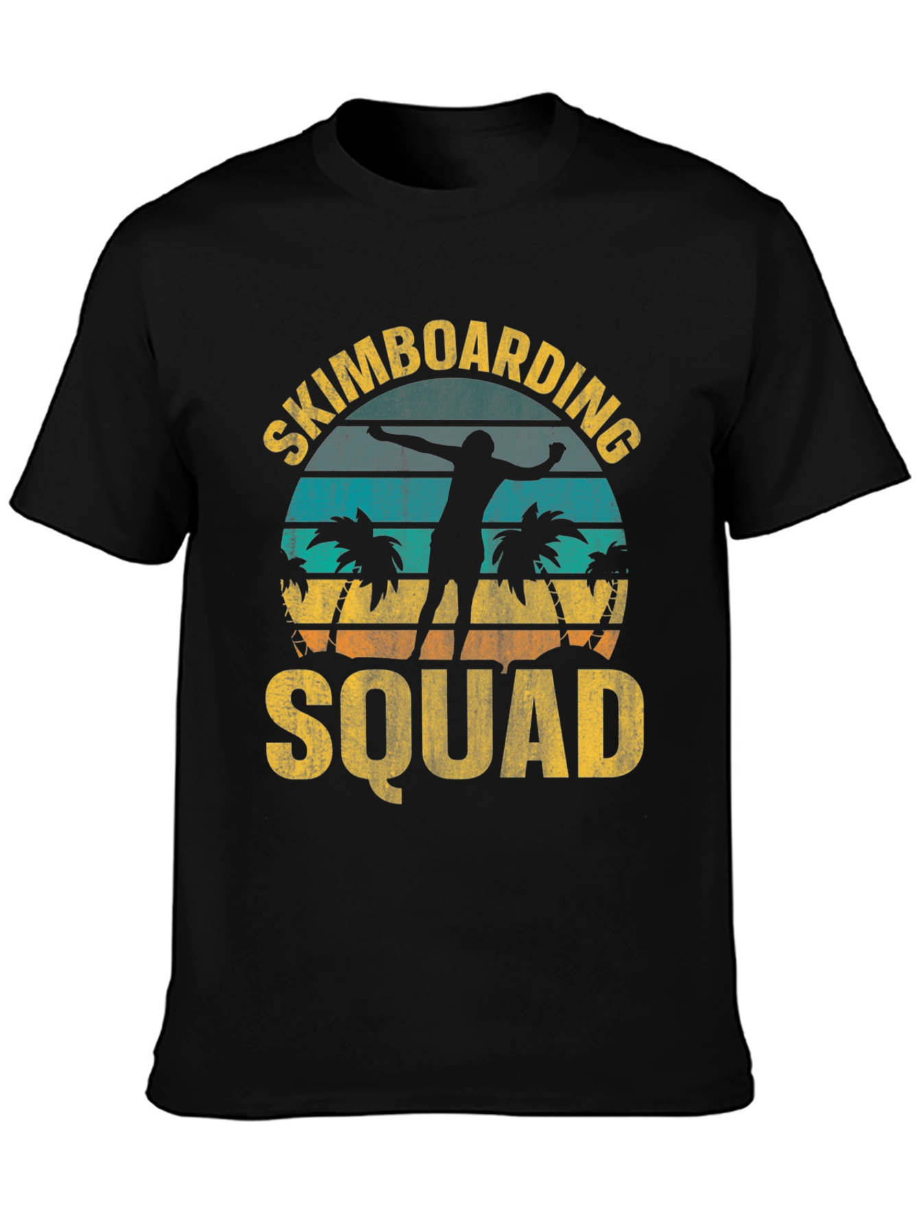 Skimboarding Squad Graphic T-Shirt - Retro Vintage Style