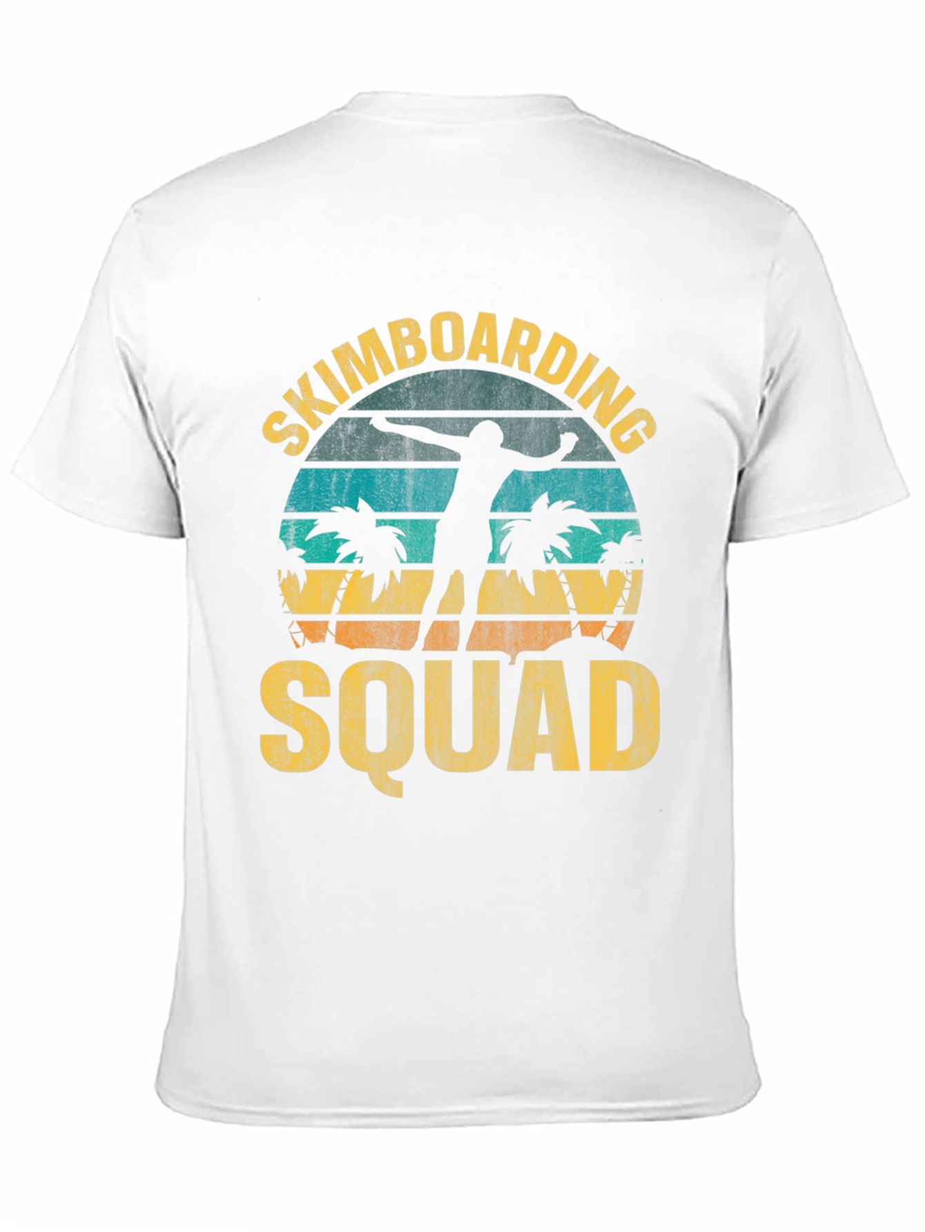 Skimboarding Squad Graphic T-Shirt - Retro Vintage Style
