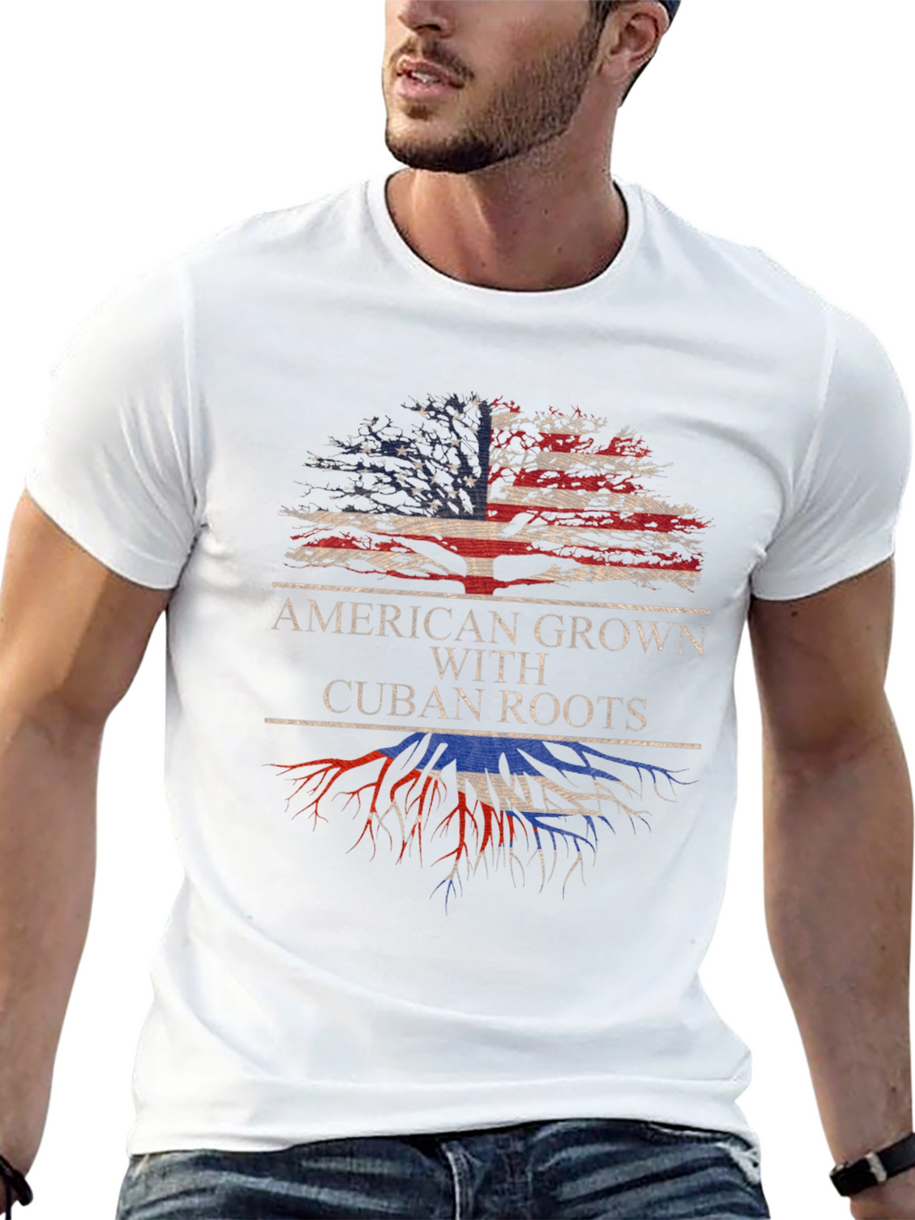 American Grown with Cuban Roots T-Shirt