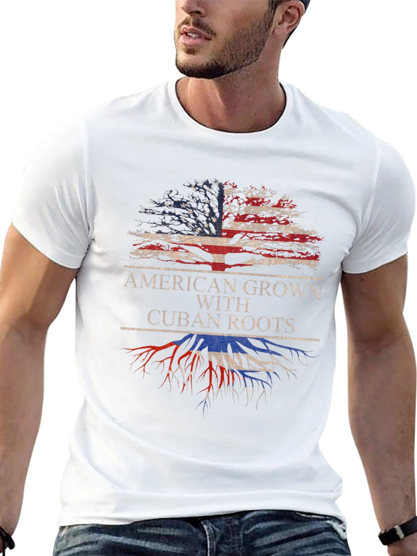 American Grown with Cuban Roots T-Shirt
