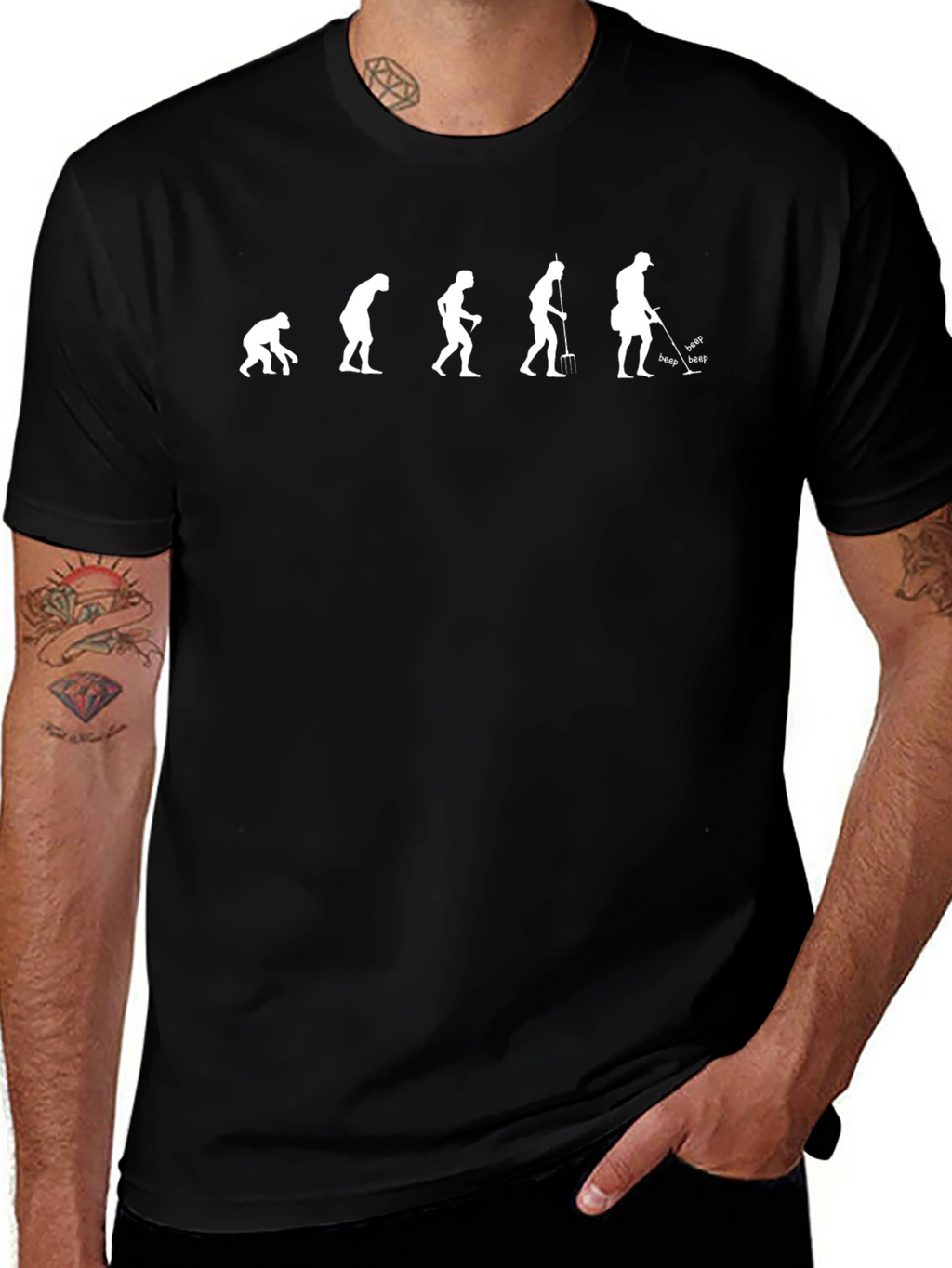 Evolution of Metal Detecting T-Shirt