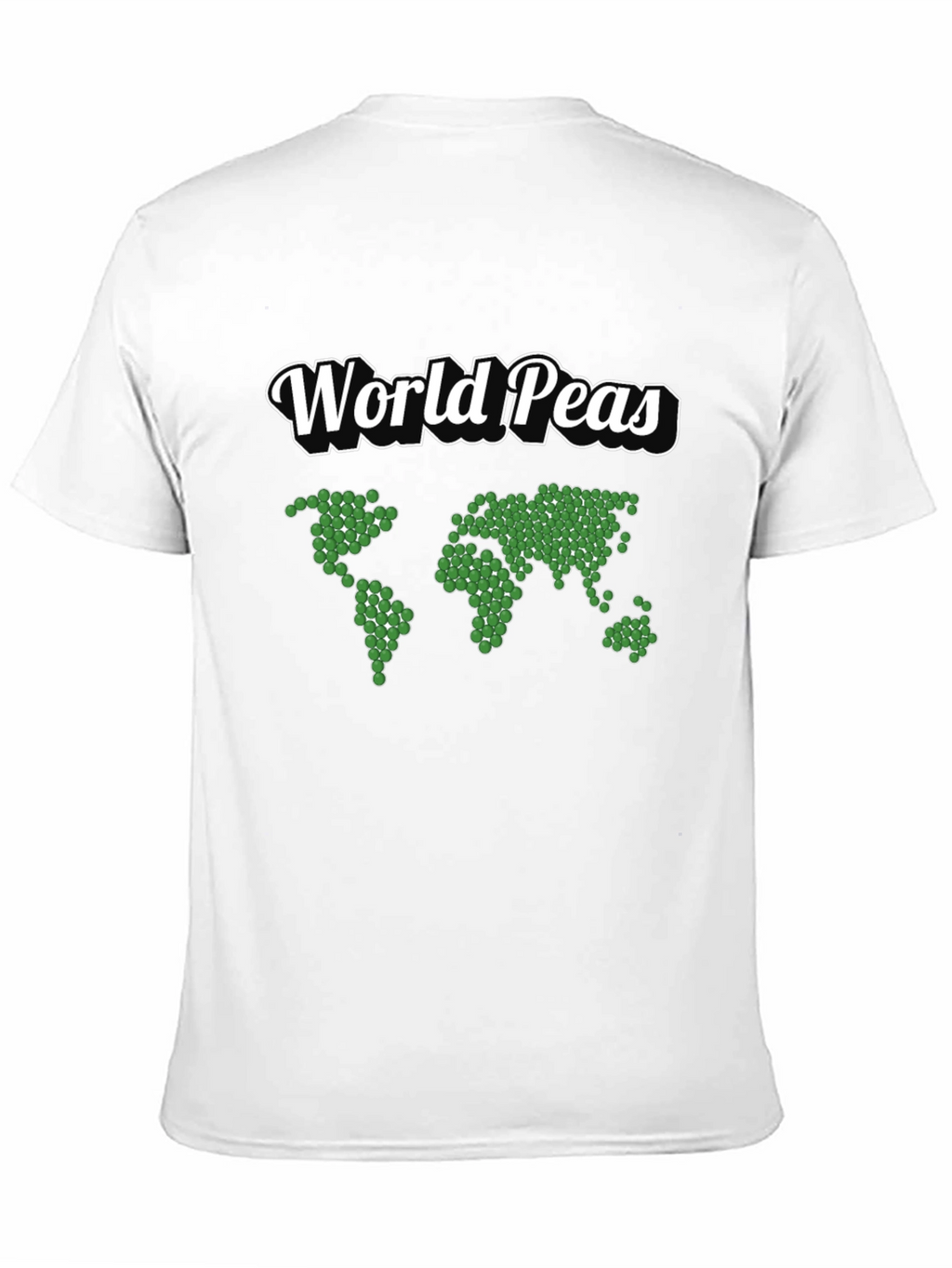 World Peas Graphic T-Shirt - Black Cotton Tee
