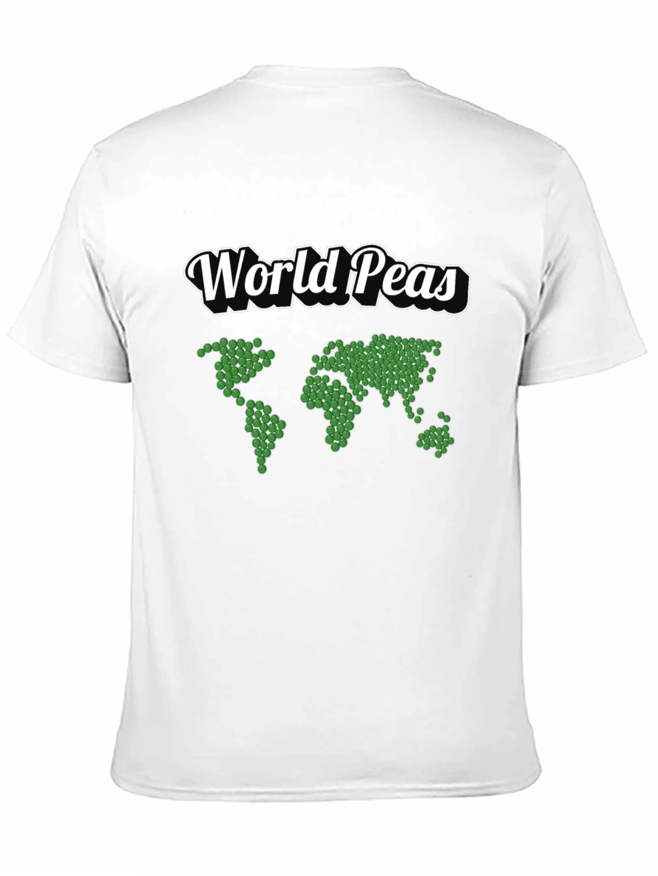 World Peas Graphic T-Shirt - Black Cotton Tee