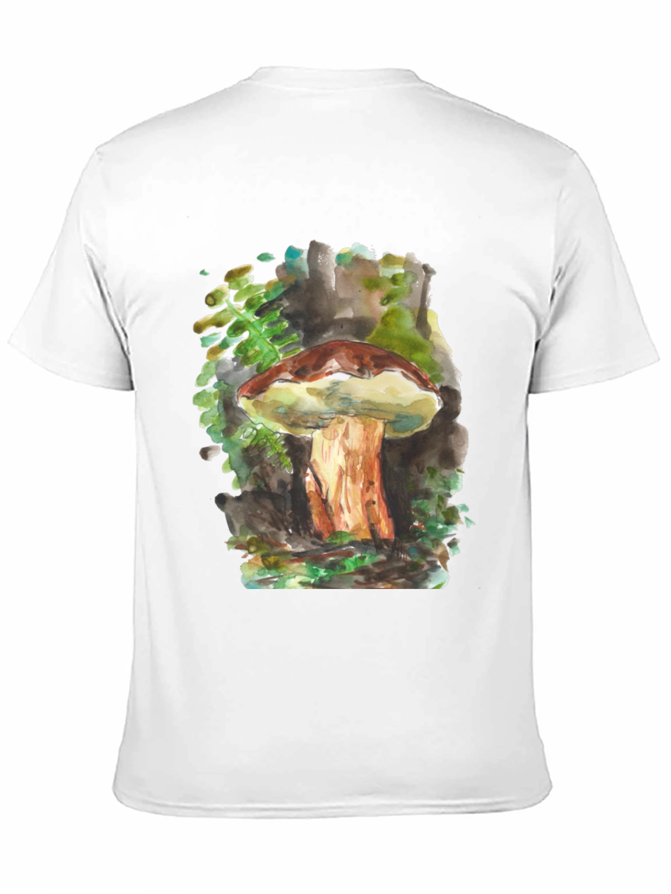 Mushroom Watercolor Graphic Tee - Unisex