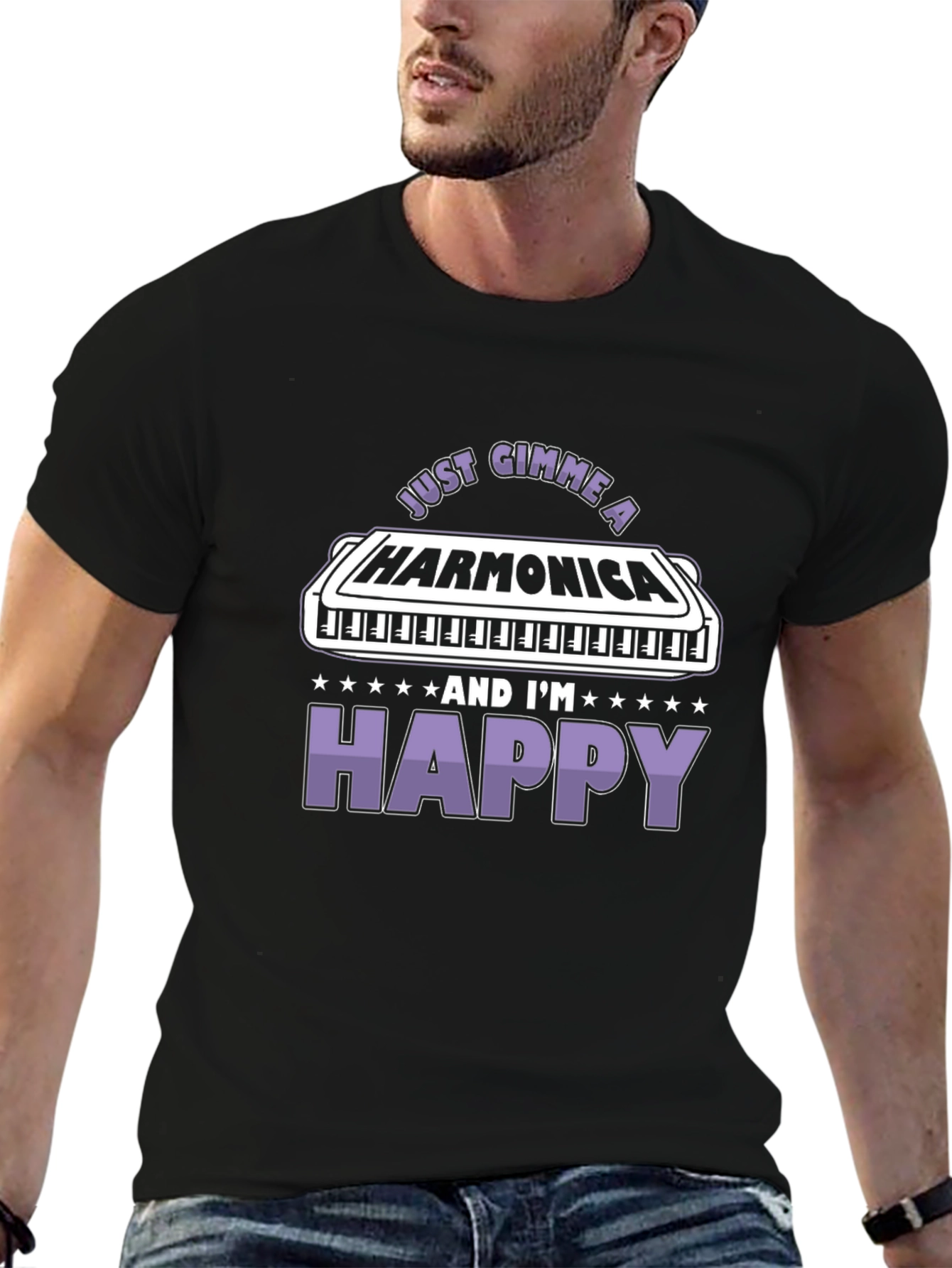 Harmonica Lover T-Shirt - Music Gift for Harmonica Players