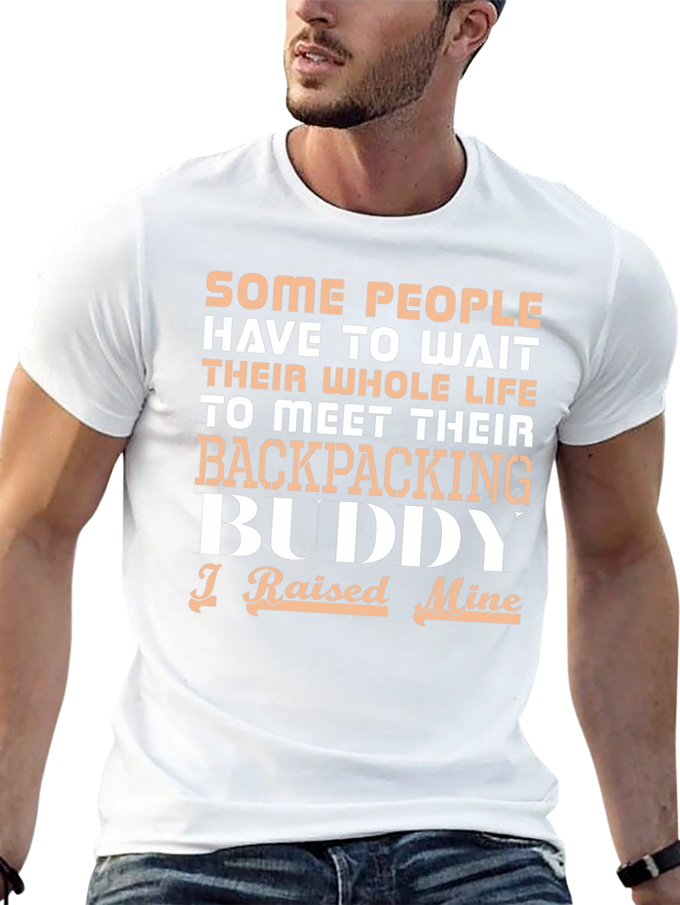Backpacking Buddy T-Shirt - Raised Mine