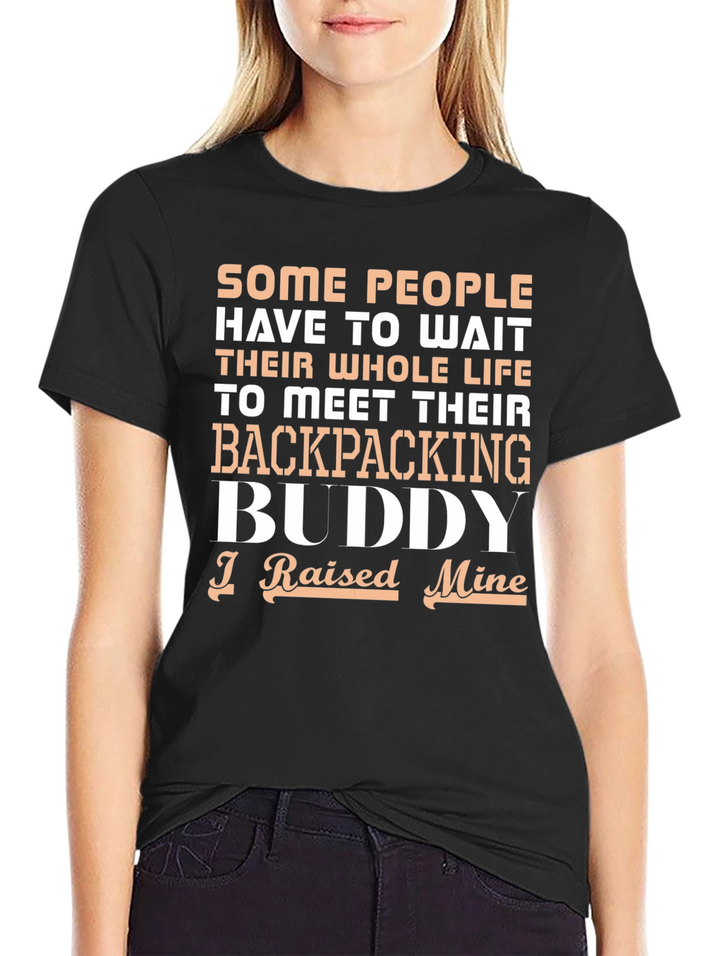 Backpacking Buddy T-Shirt - Raised Mine