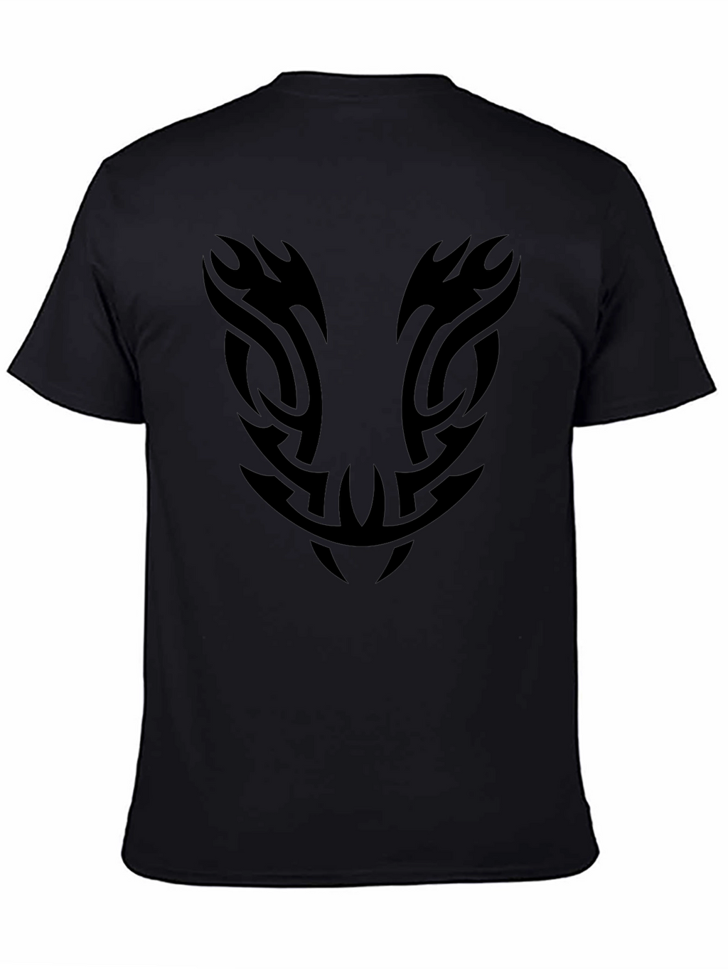 Mens Black Tribal Graphic Tee