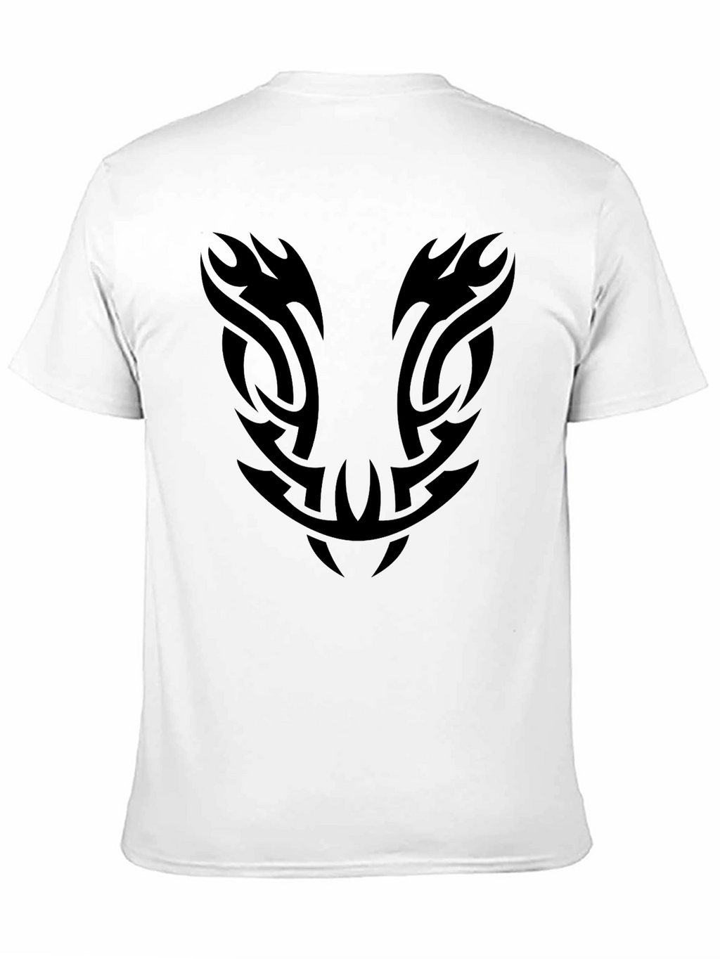 Mens Black Tribal Graphic Tee