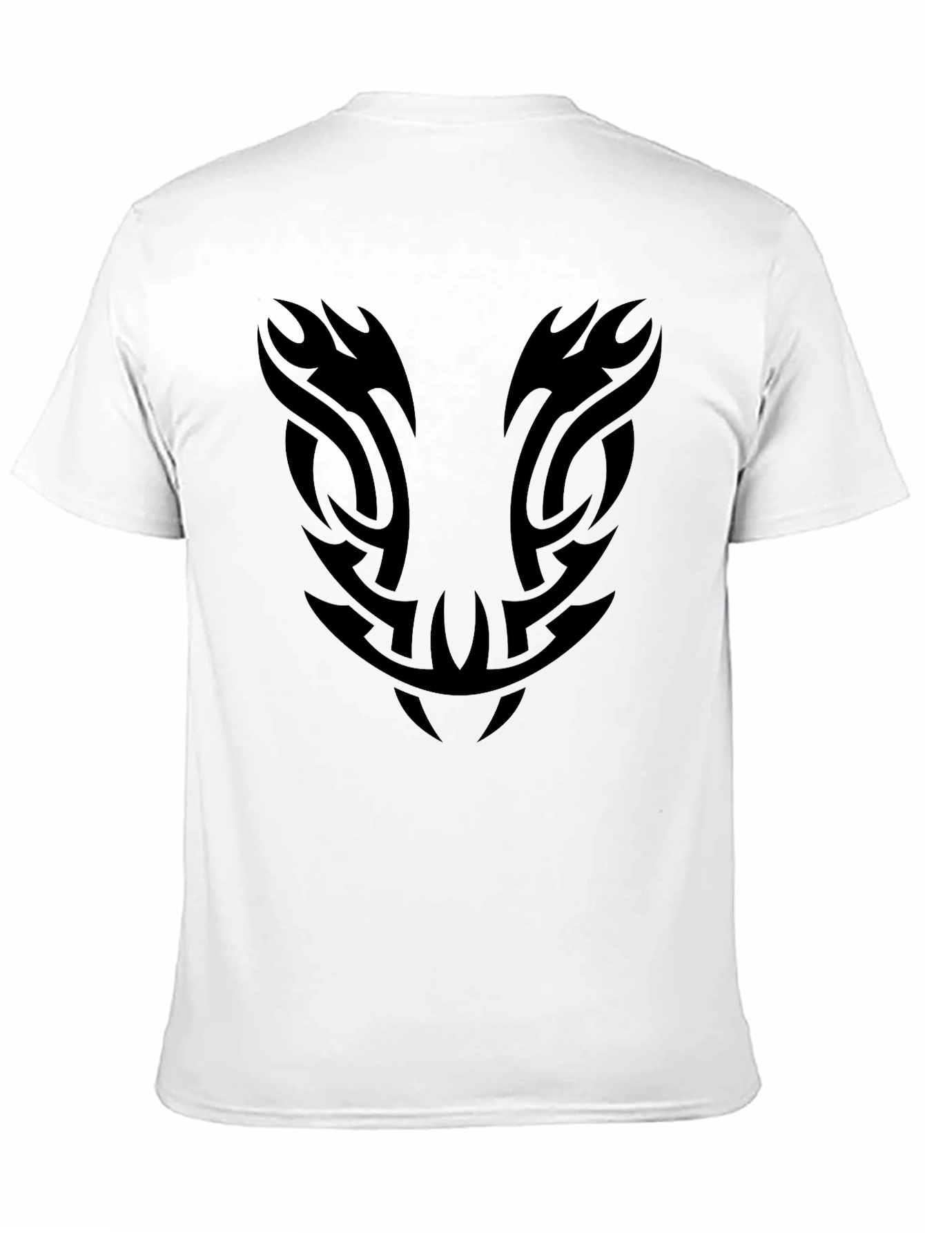 Mens Black Tribal Graphic Tee