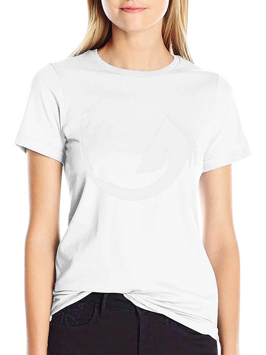 Minimalist Abstract Graphic Black T-Shirt
