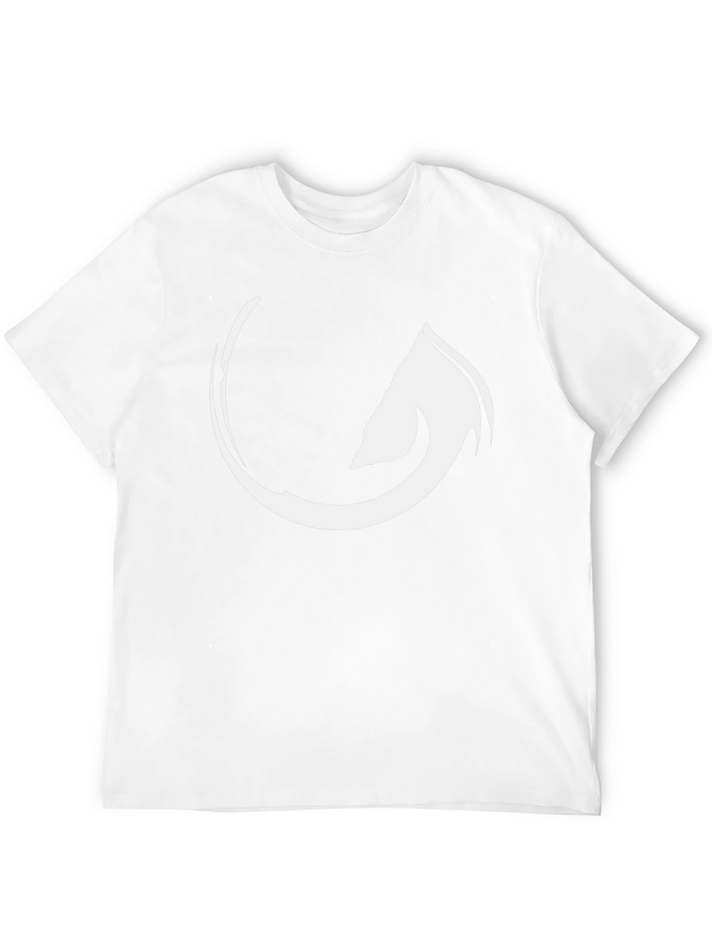 Minimalist Abstract Graphic Black T-Shirt