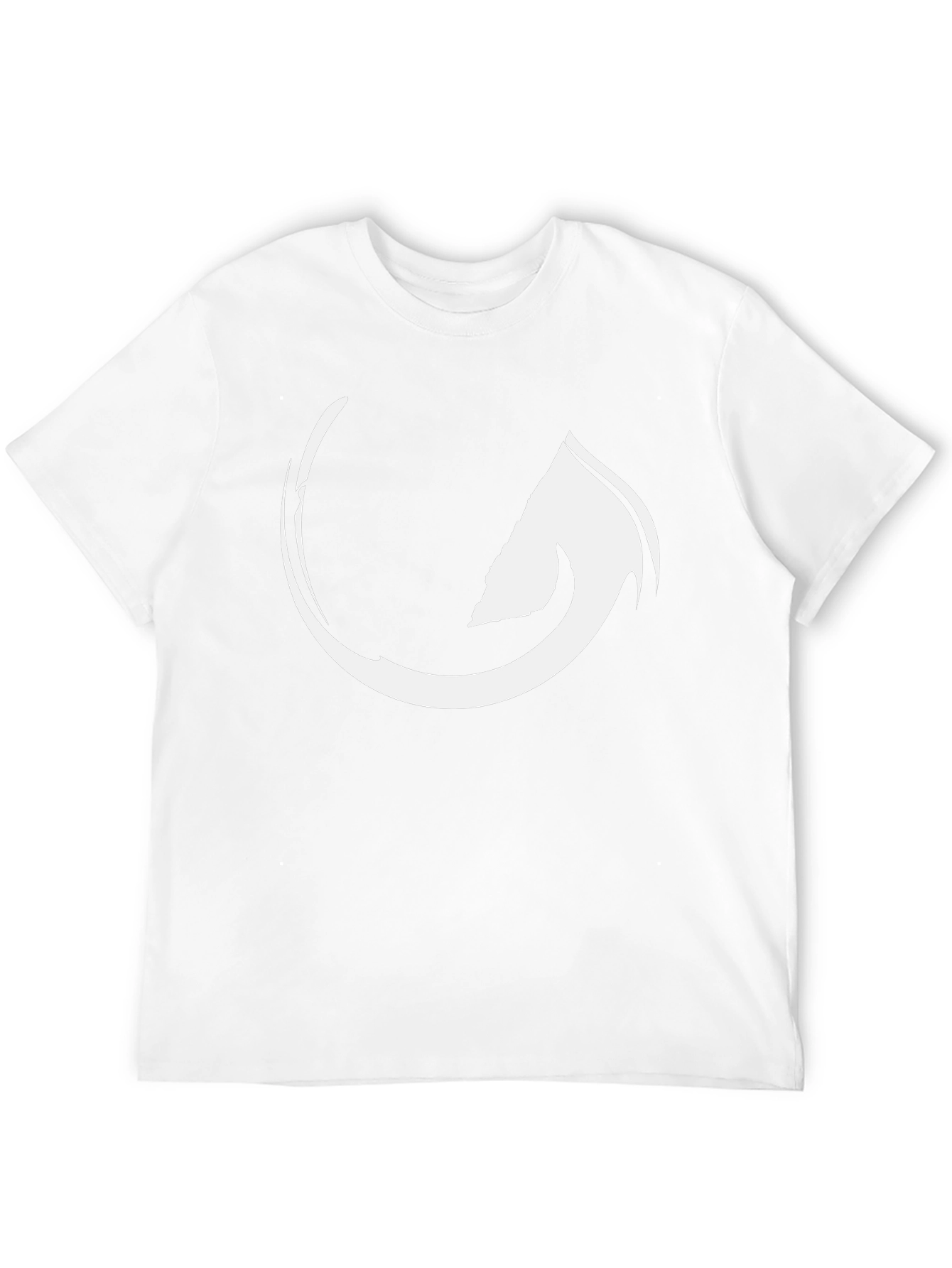 Minimalist Abstract Graphic Black T-Shirt