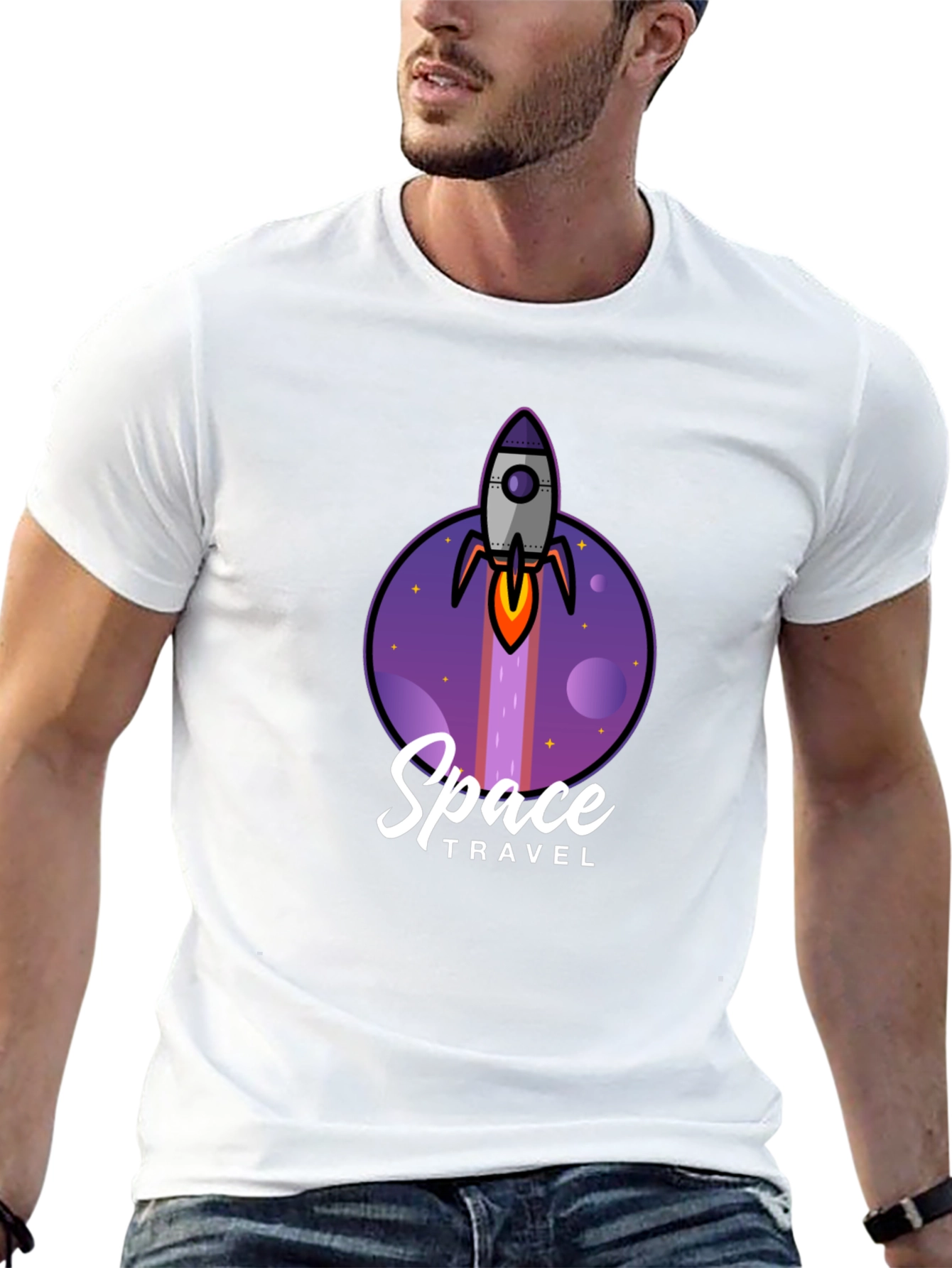Space Travel Graphic T-Shirt - Unique Design