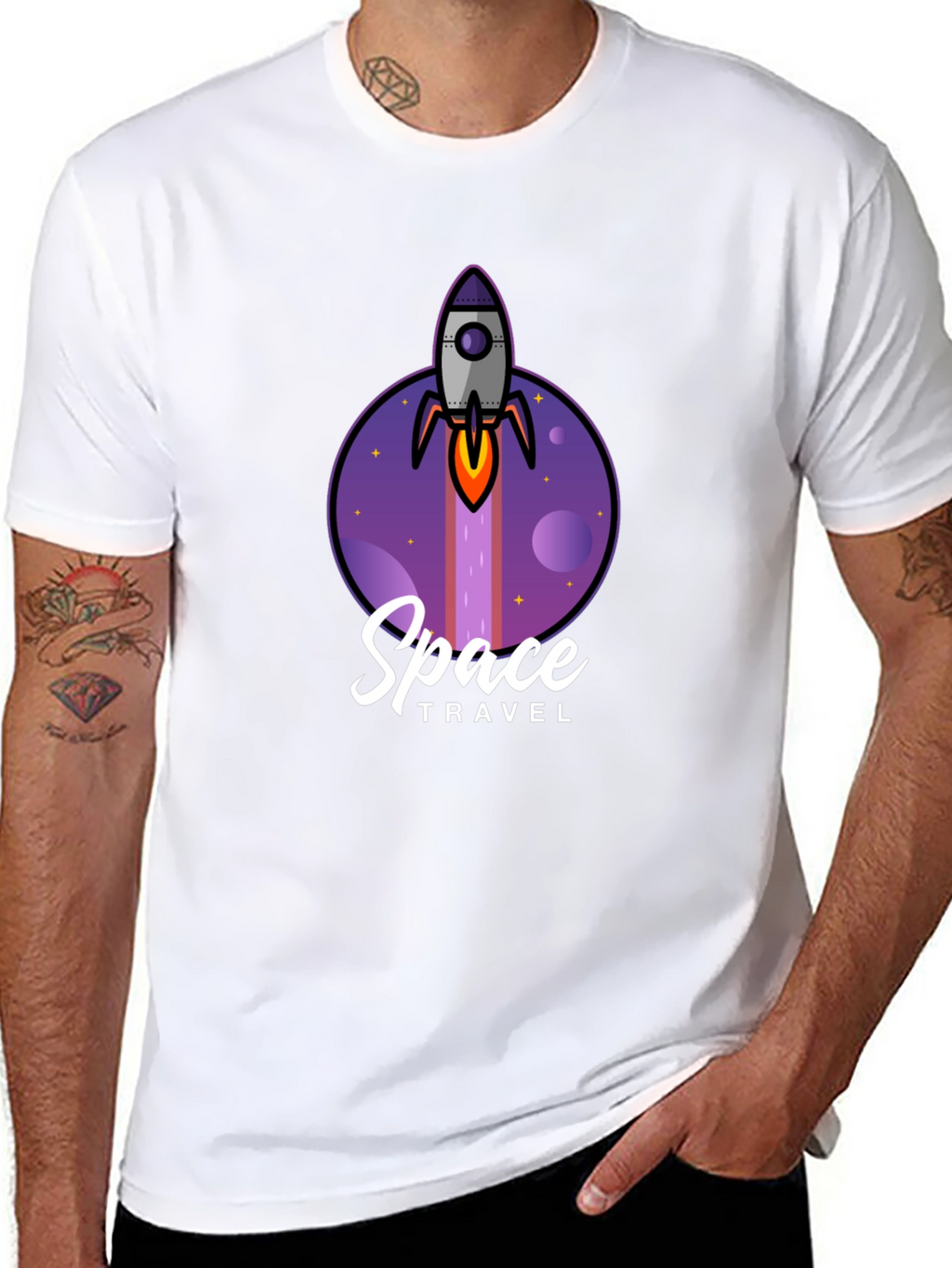 Space Travel Graphic T-Shirt - Unique Design