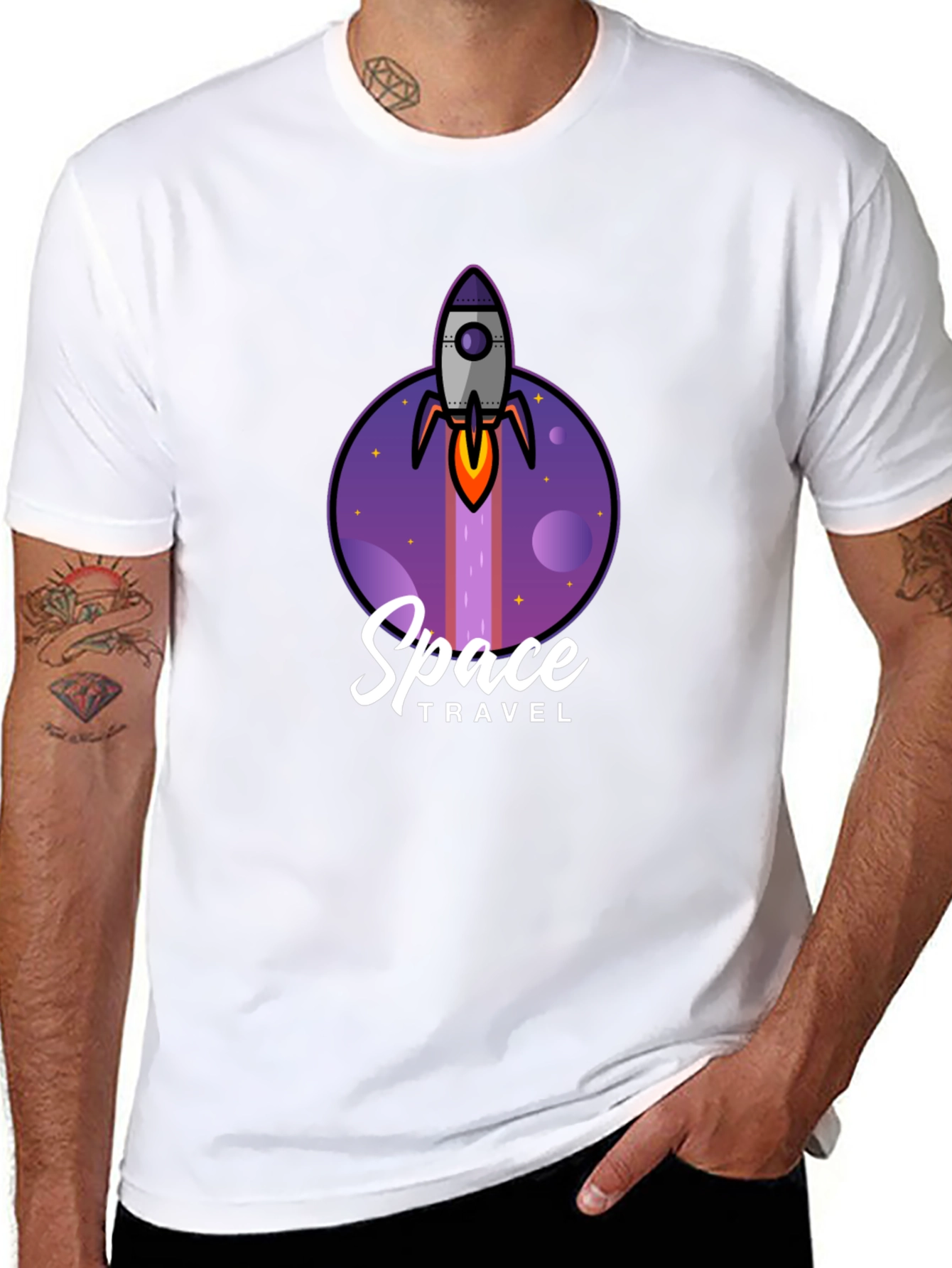Space Travel Graphic T-Shirt - Unique Design