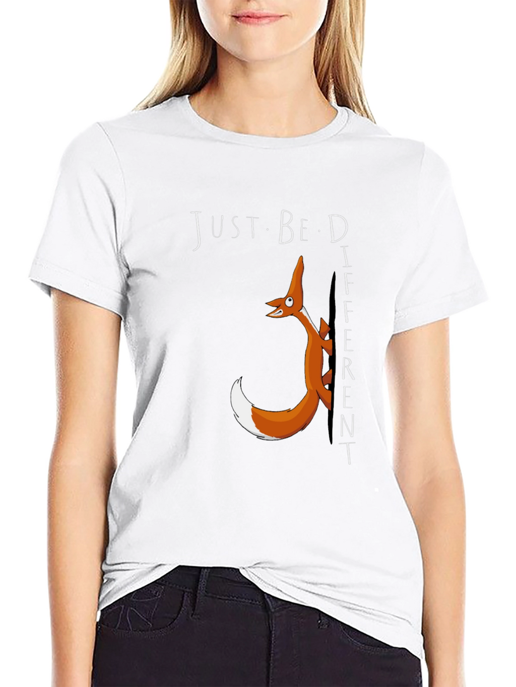 Just Be Different Fox Graphic Tee