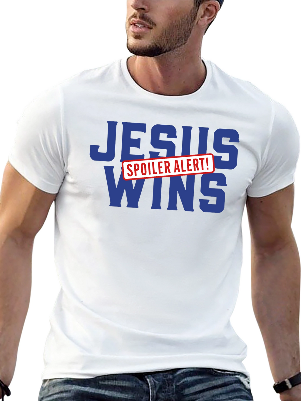 Jesus Wins Spoiler Alert T-Shirt