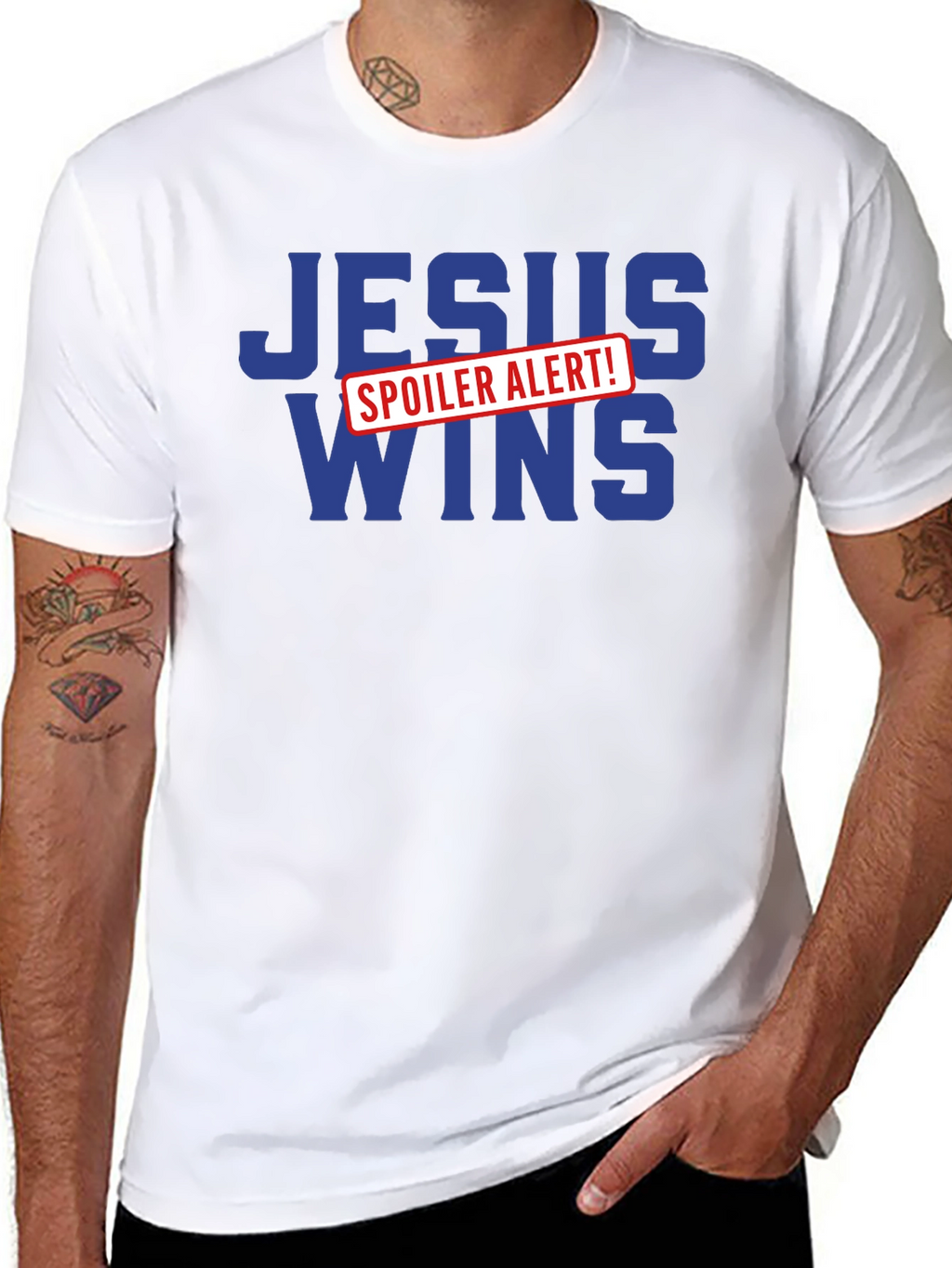 Jesus Wins Spoiler Alert T-Shirt